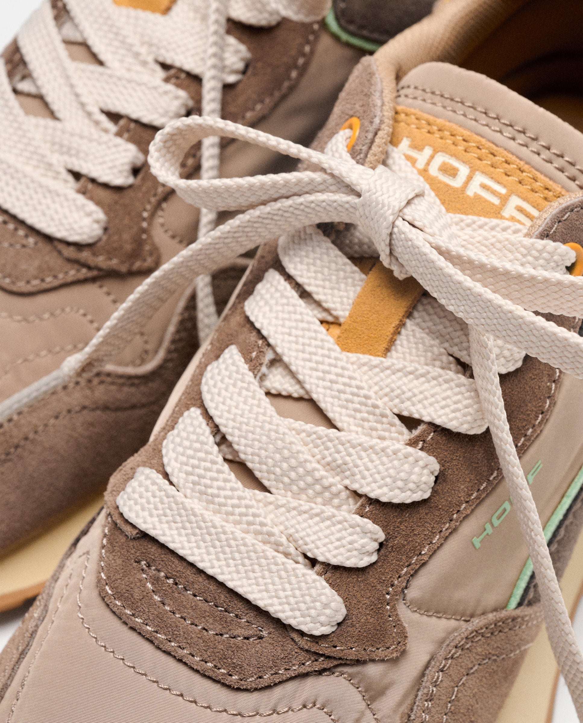 Zapatillas de mujer en piel bajas con suela de goma - Hoff - Marrón claro Marrón claro-3