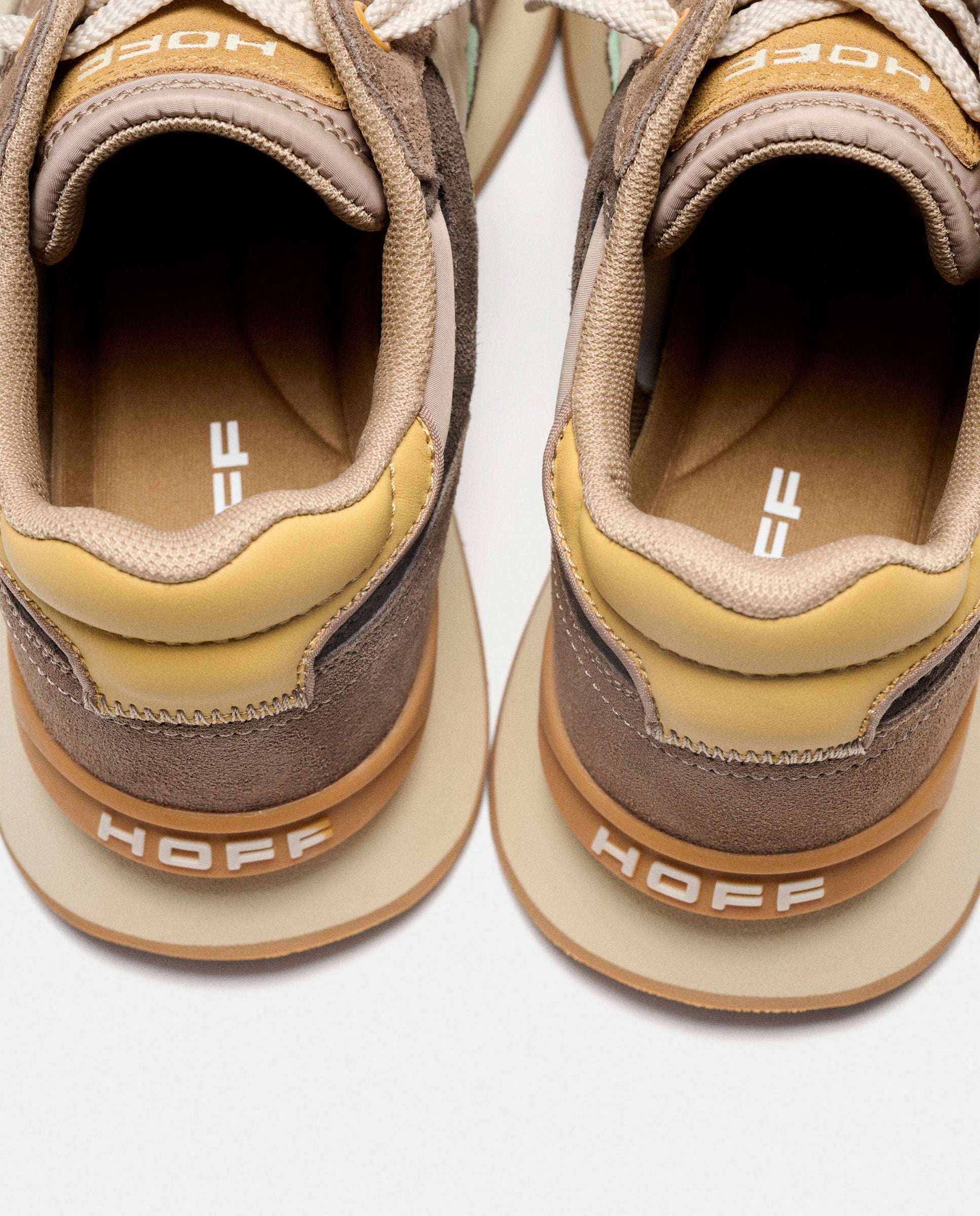 Zapatillas de mujer en piel bajas con suela de goma - Hoff - Marrón claro Marrón claro-5