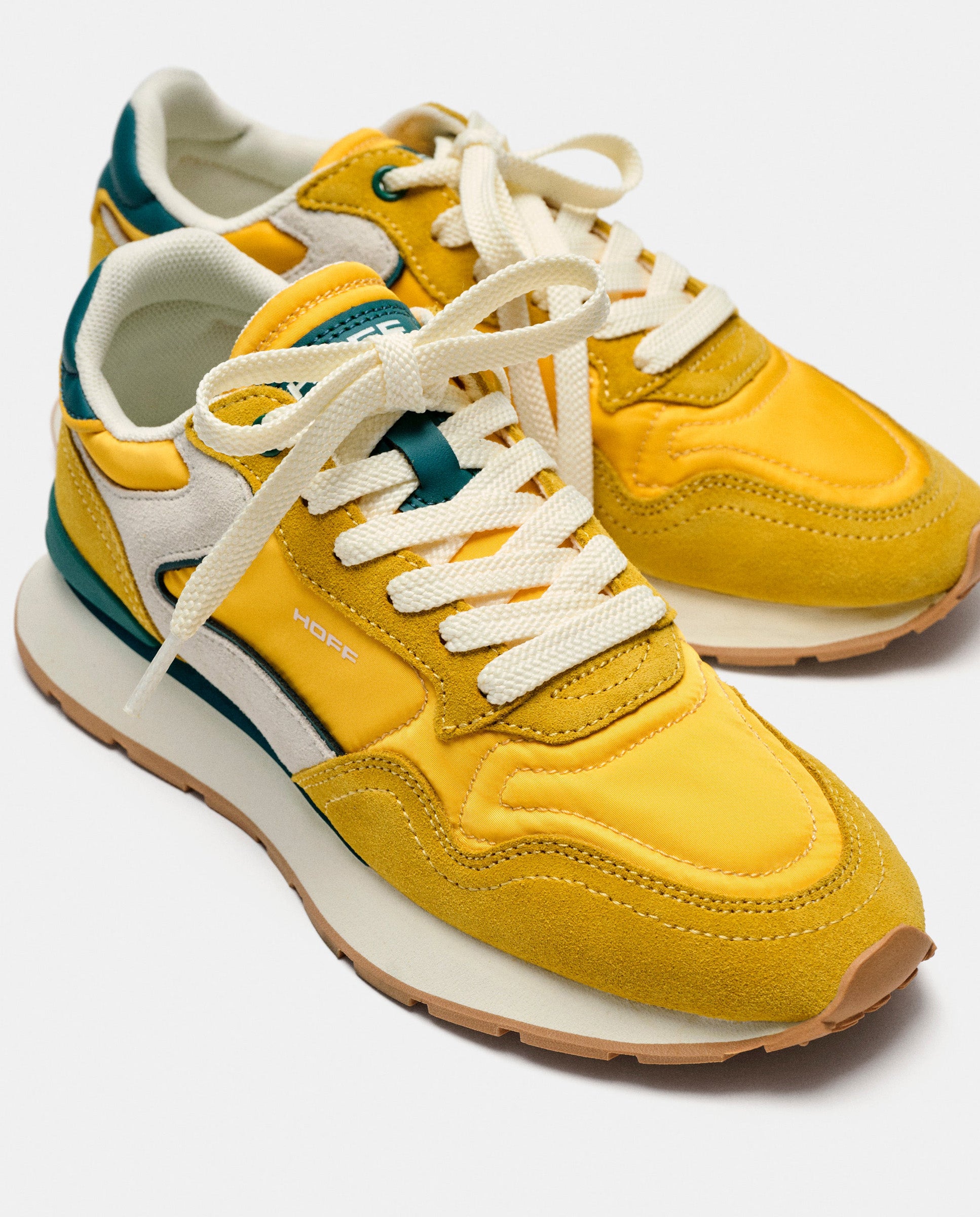 Zapatillas de mujer en piel bajas con suela de goma - Hoff - Amarillo Amarillo-4