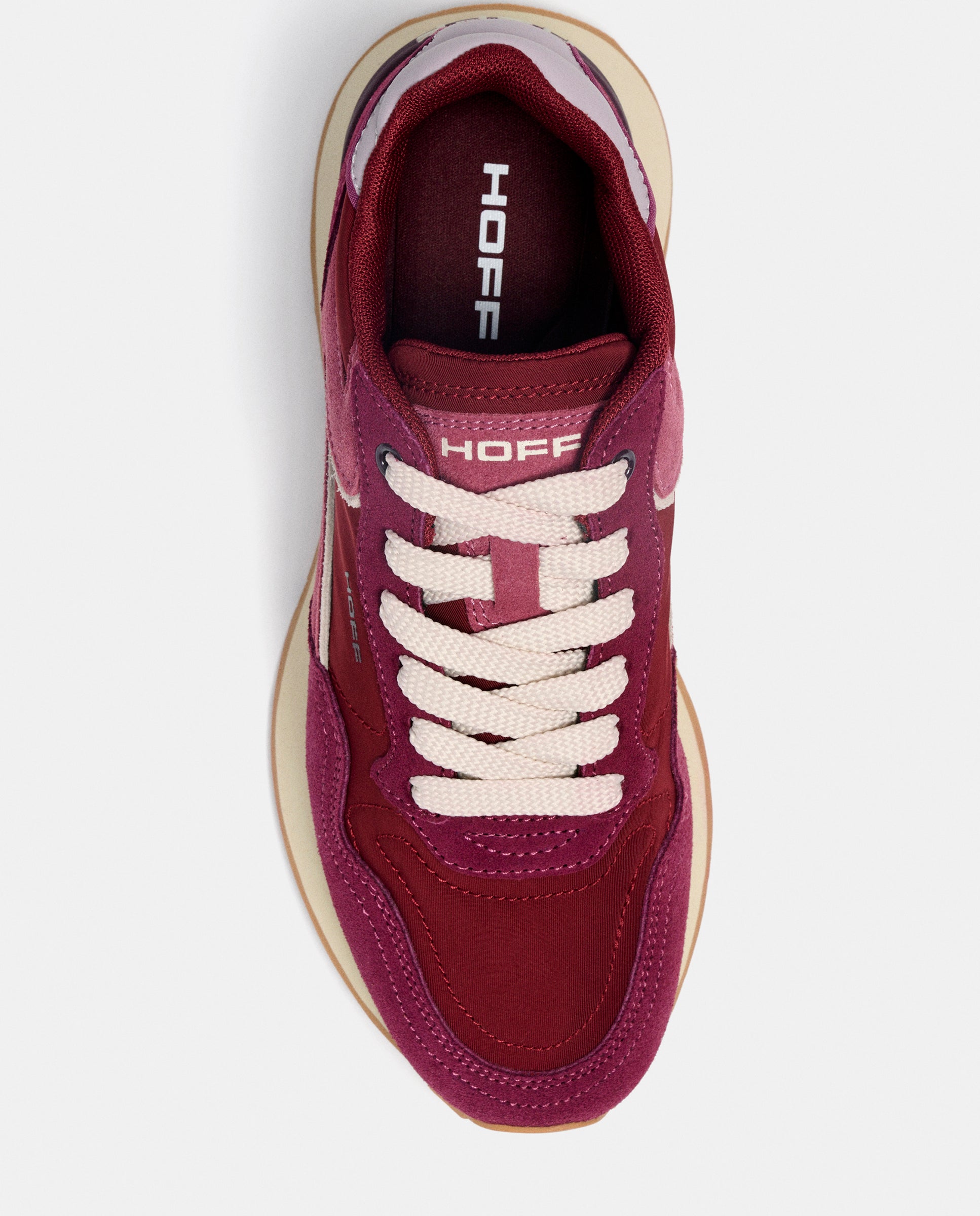 Zapatillas de caballero en piel bajas con suela de goma - Hoff - Cereza Cereza-3