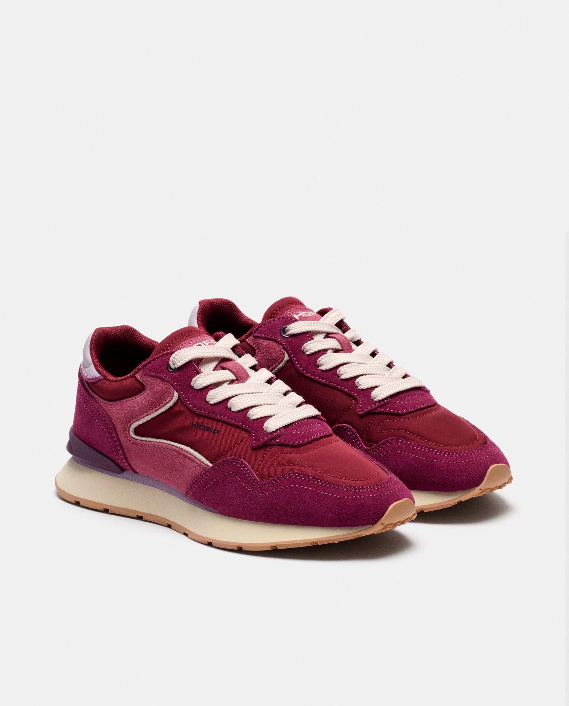 Zapatillas de caballero en piel bajas con suela de goma - Hoff - Cereza Cereza-4