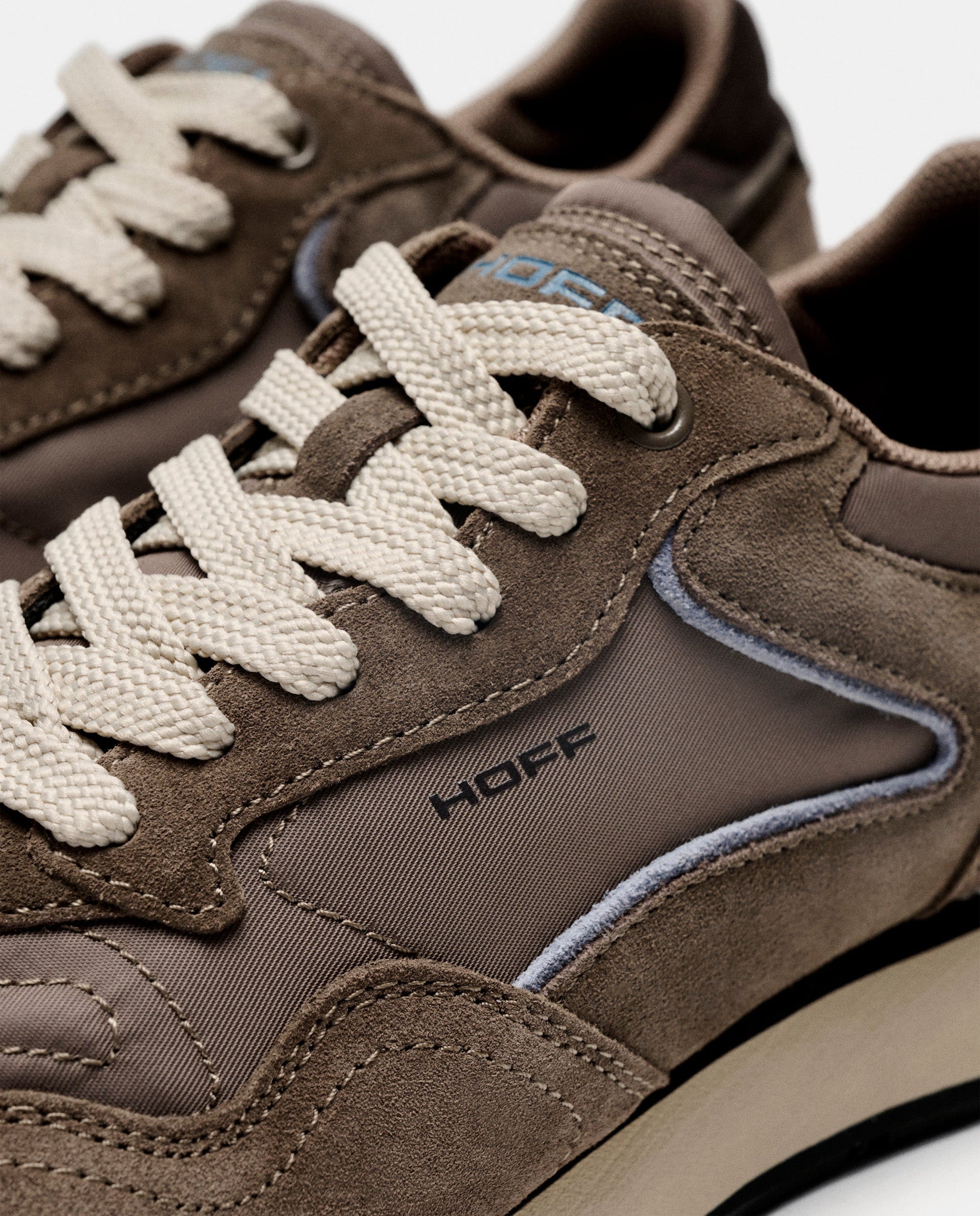Zapatillas de mujer en piel bajas con suela de goma - Hoff - Topo Topo-3