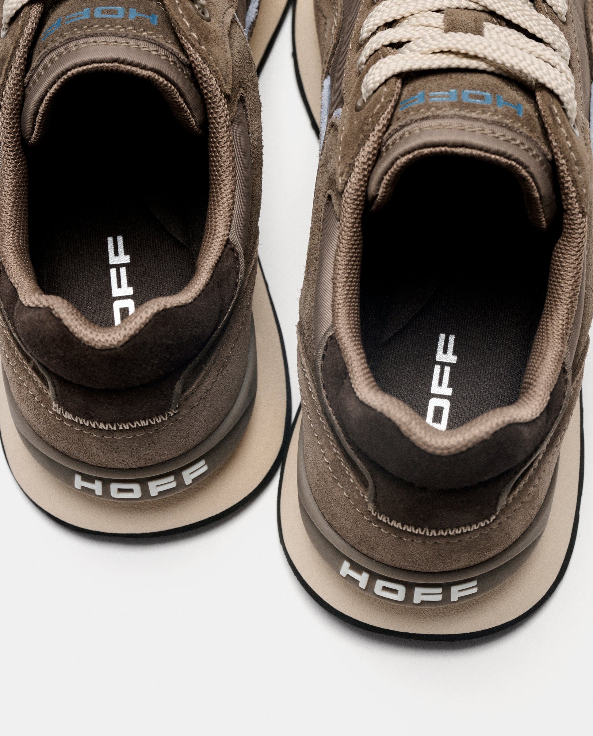 Zapatillas de mujer en piel bajas con suela de goma - Hoff - Topo Topo-5