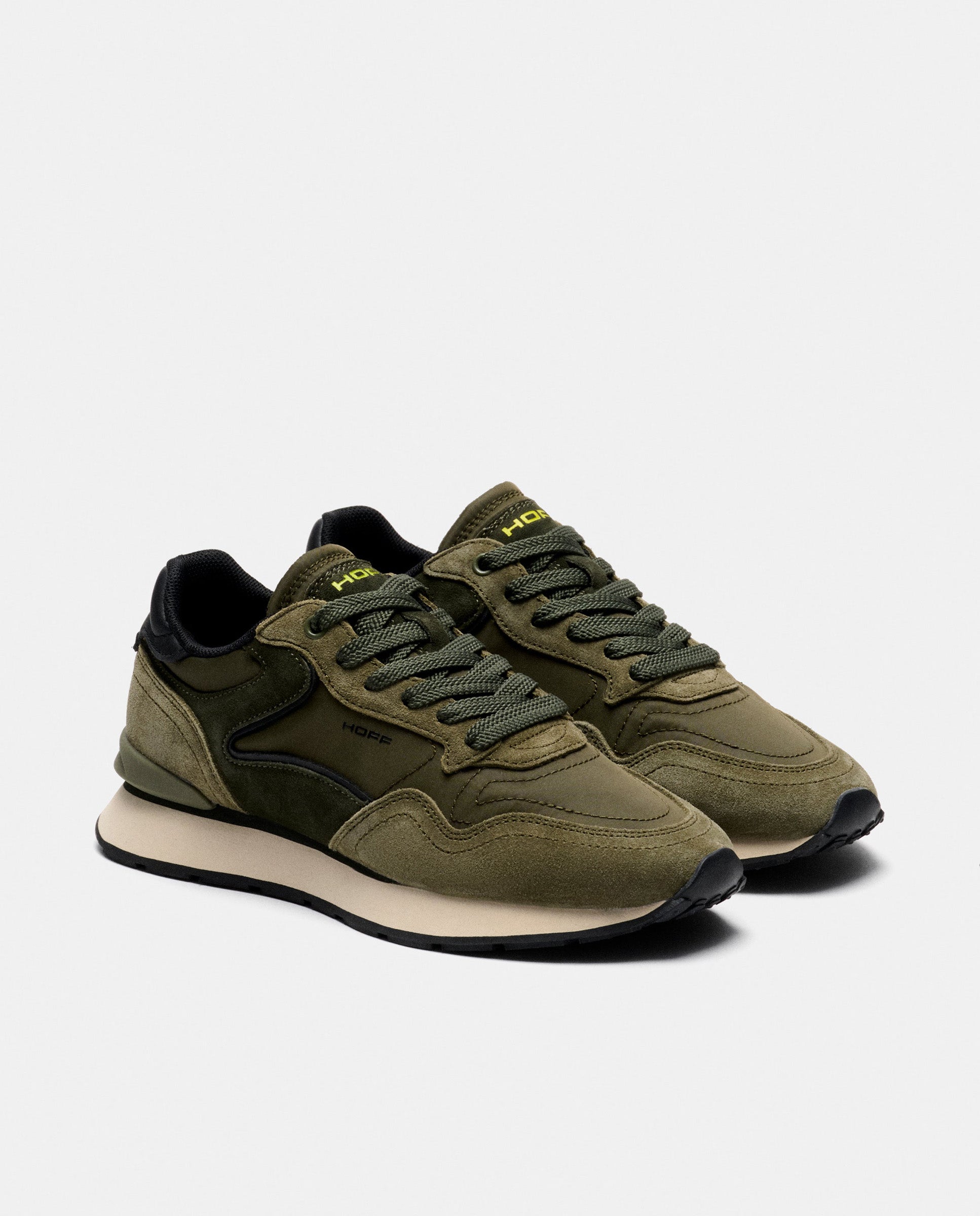 Zapatillas city de piel combinada - Hoff - Verde Verde-2