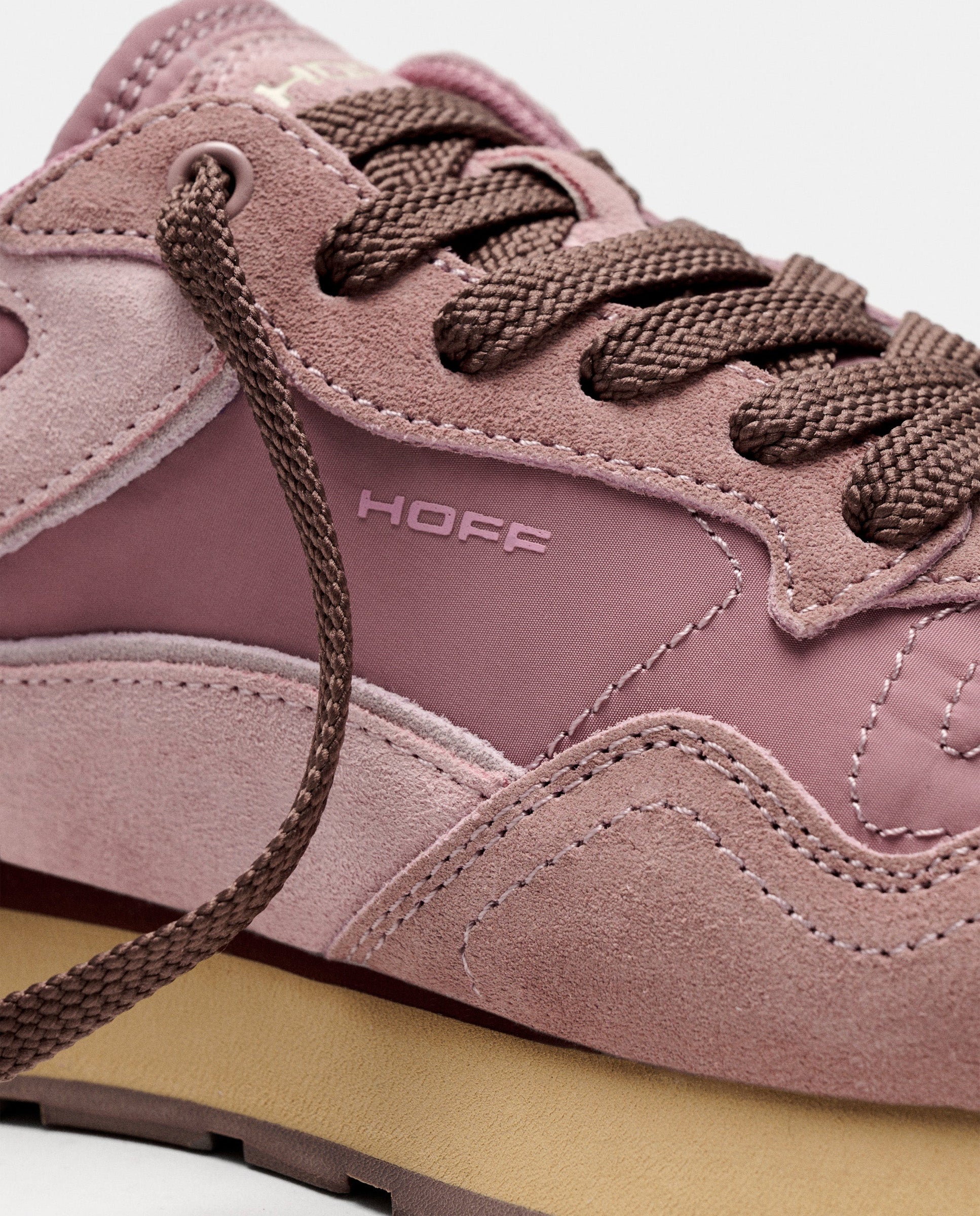Zapatillas de mujer en piel bajas con suela de goma - Hoff - Rosa Rosa-3