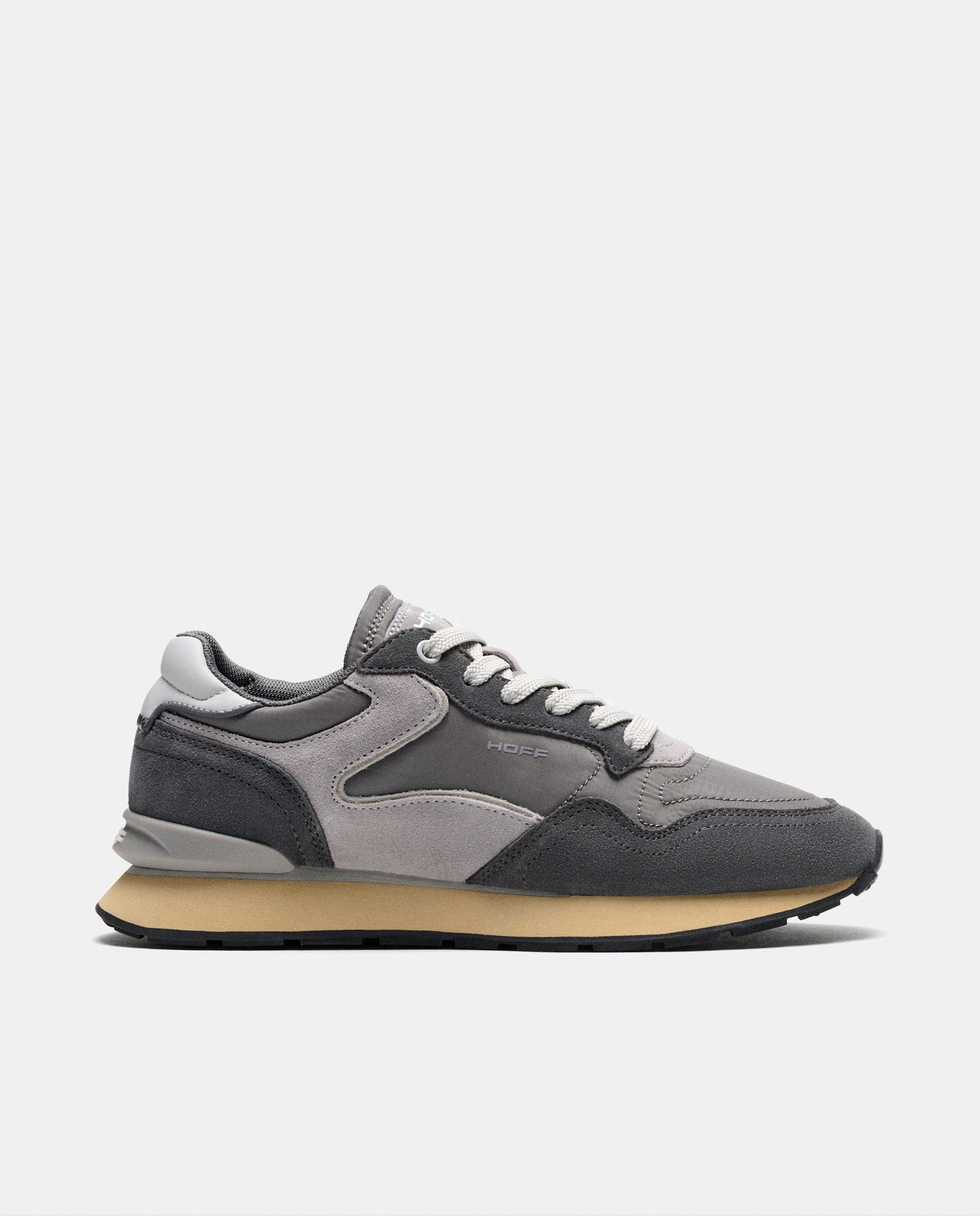 Zapatillas de mujer en piel bajas con suela de goma - Hoff - Gris claro Gris-1
