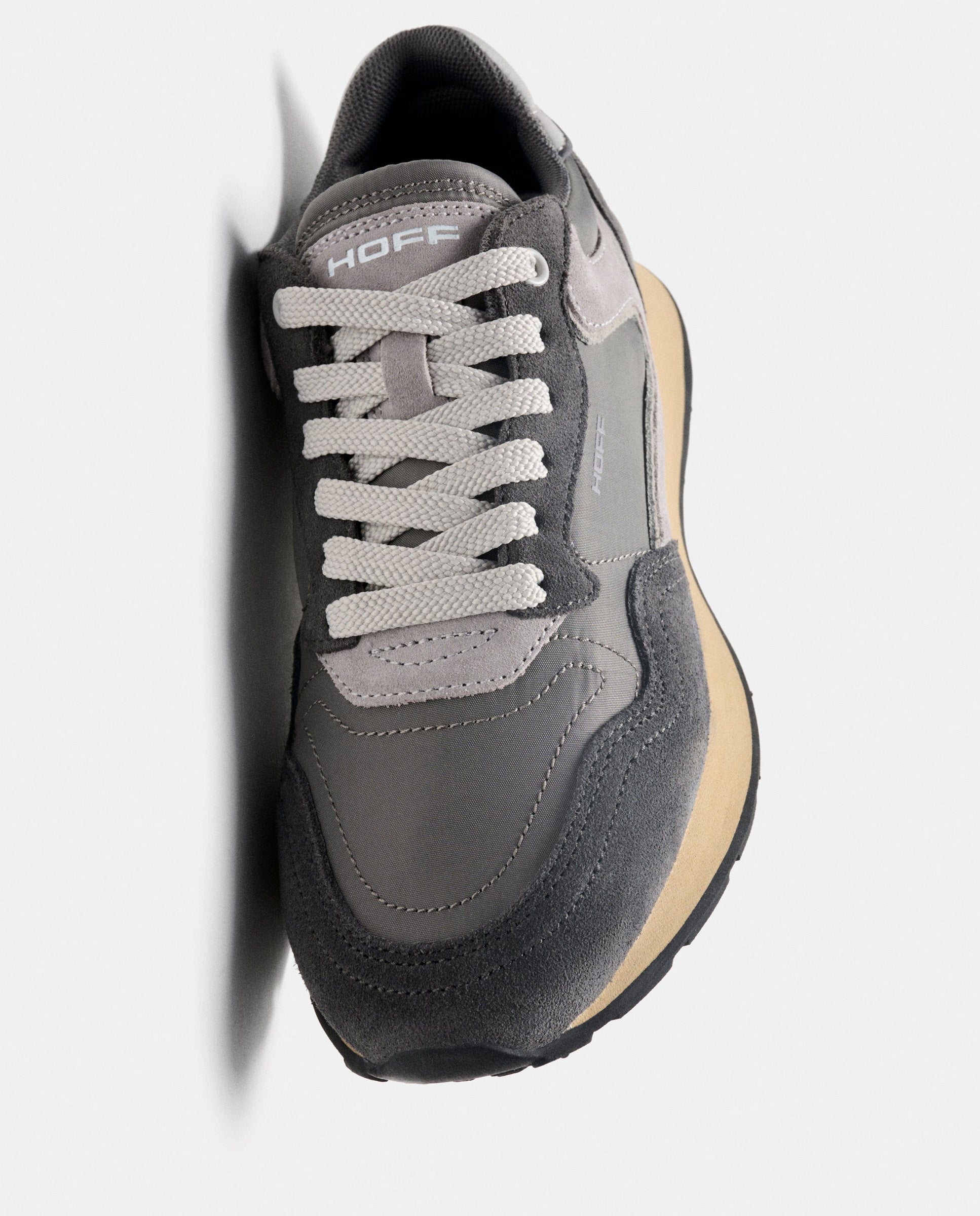 Zapatillas de mujer en piel bajas con suela de goma - Hoff - Gris claro Gris-4