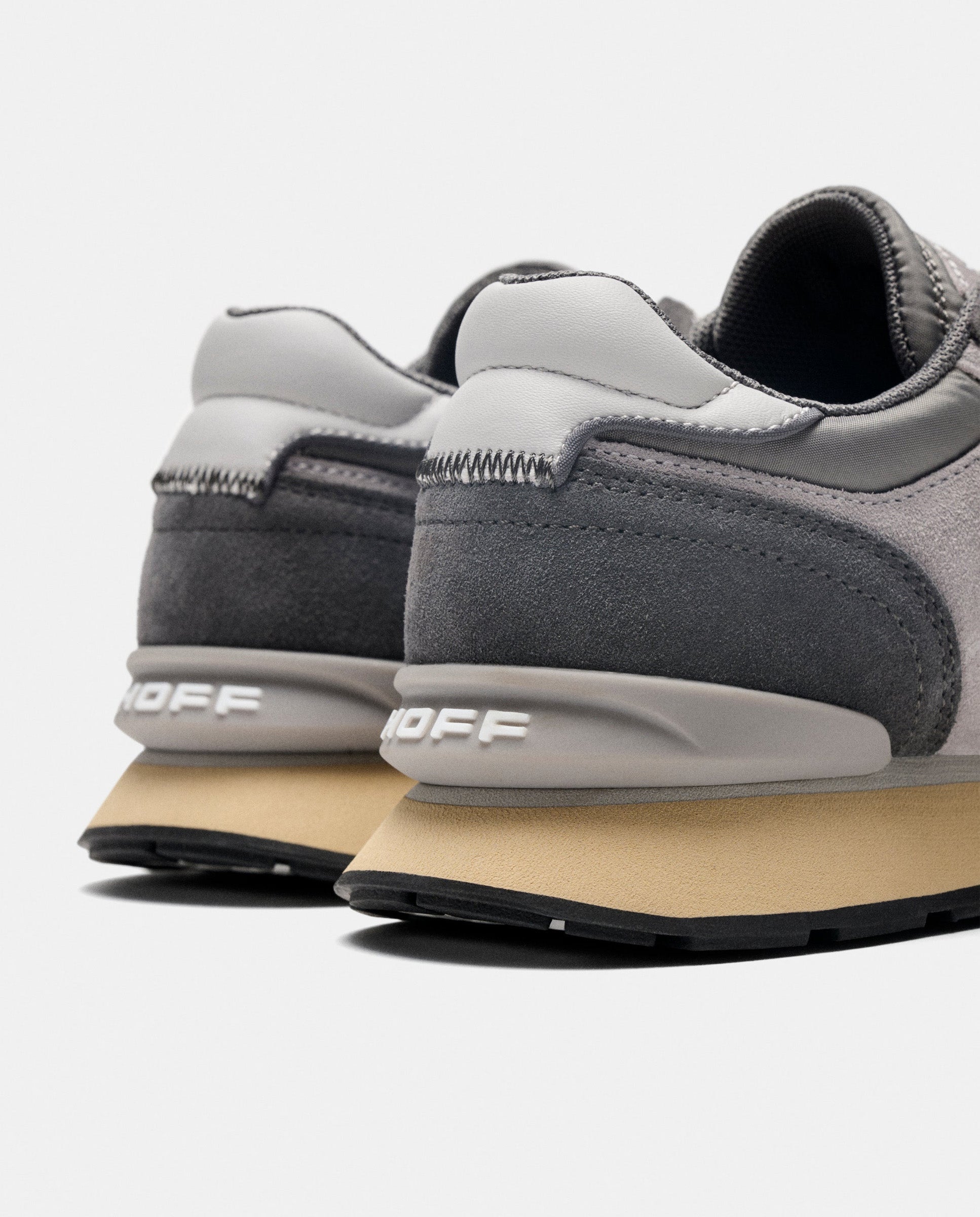 Zapatillas de mujer en piel bajas con suela de goma - Hoff - Gris claro Gris-5