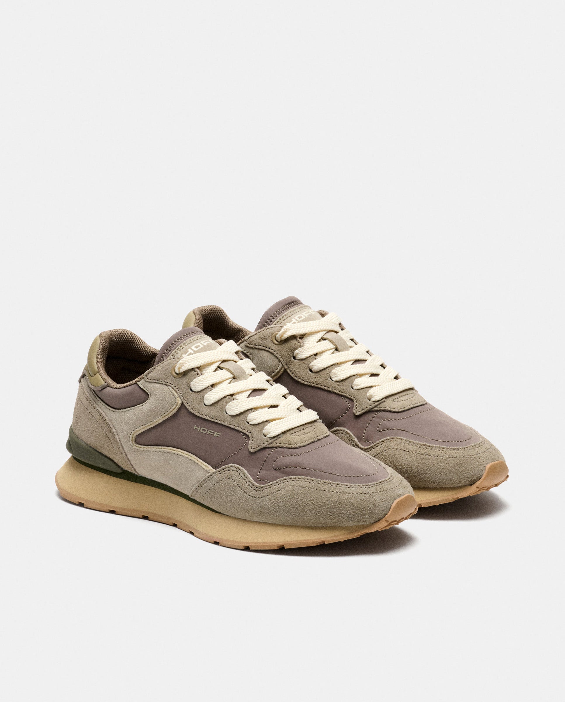 Zapatillas city de piel combinada - Hoff - Kaki Kaki-2