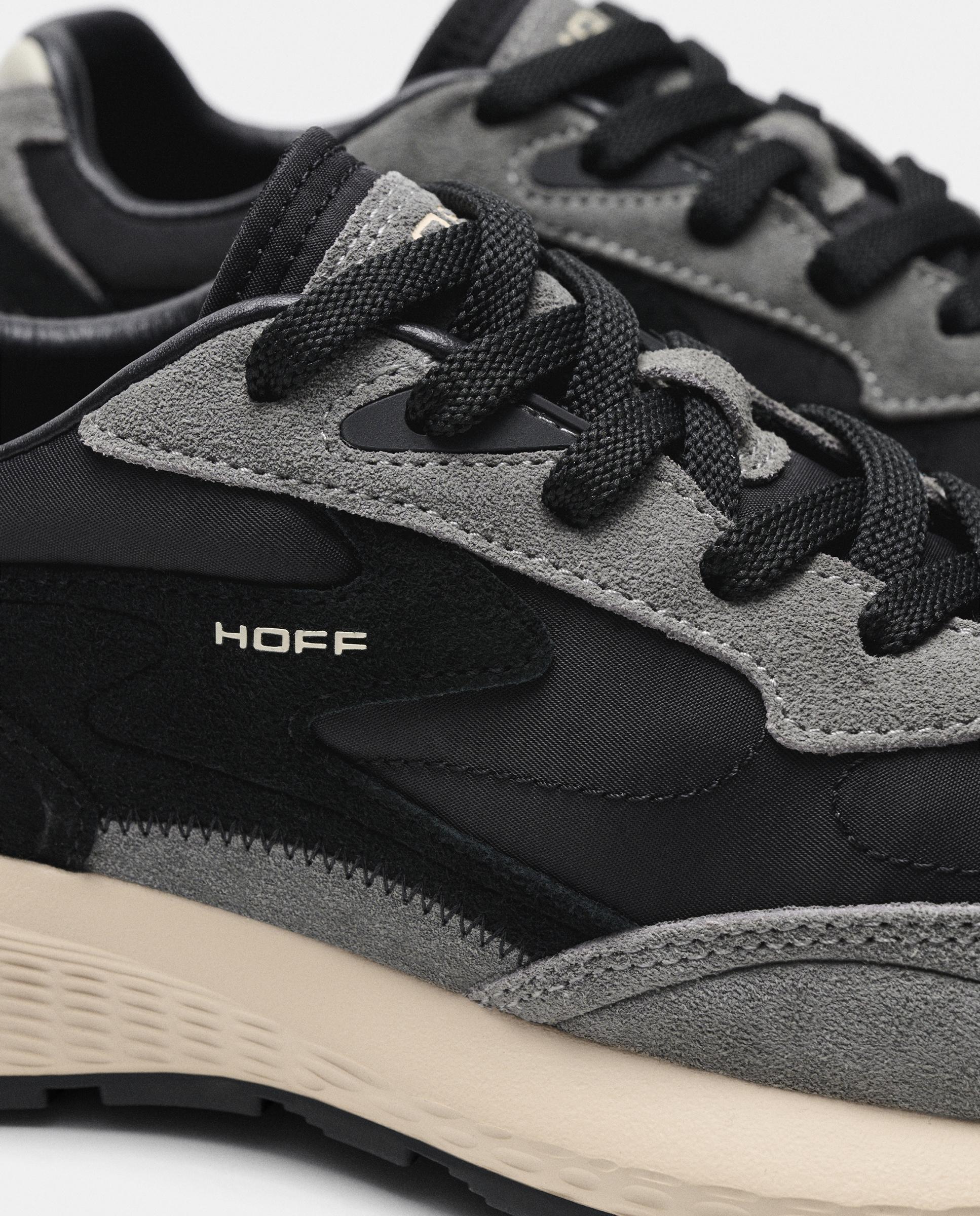 Imagen 3 de Zapatillas de mujer en piel bajas con suela de goma - Hoff - Negro Negro