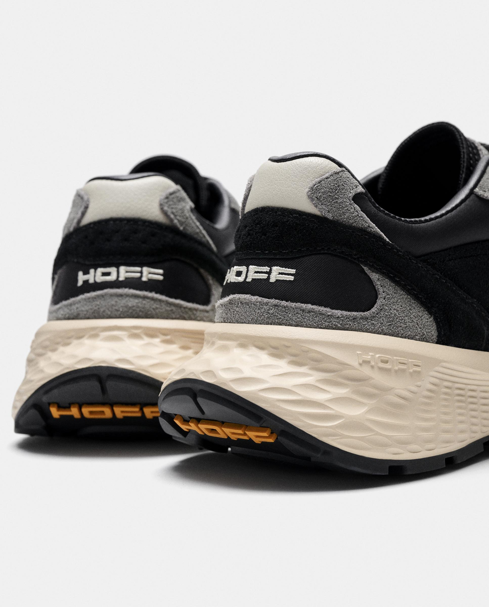 Imagen 5 de Zapatillas de mujer en piel bajas con suela de goma - Hoff - Negro Negro
