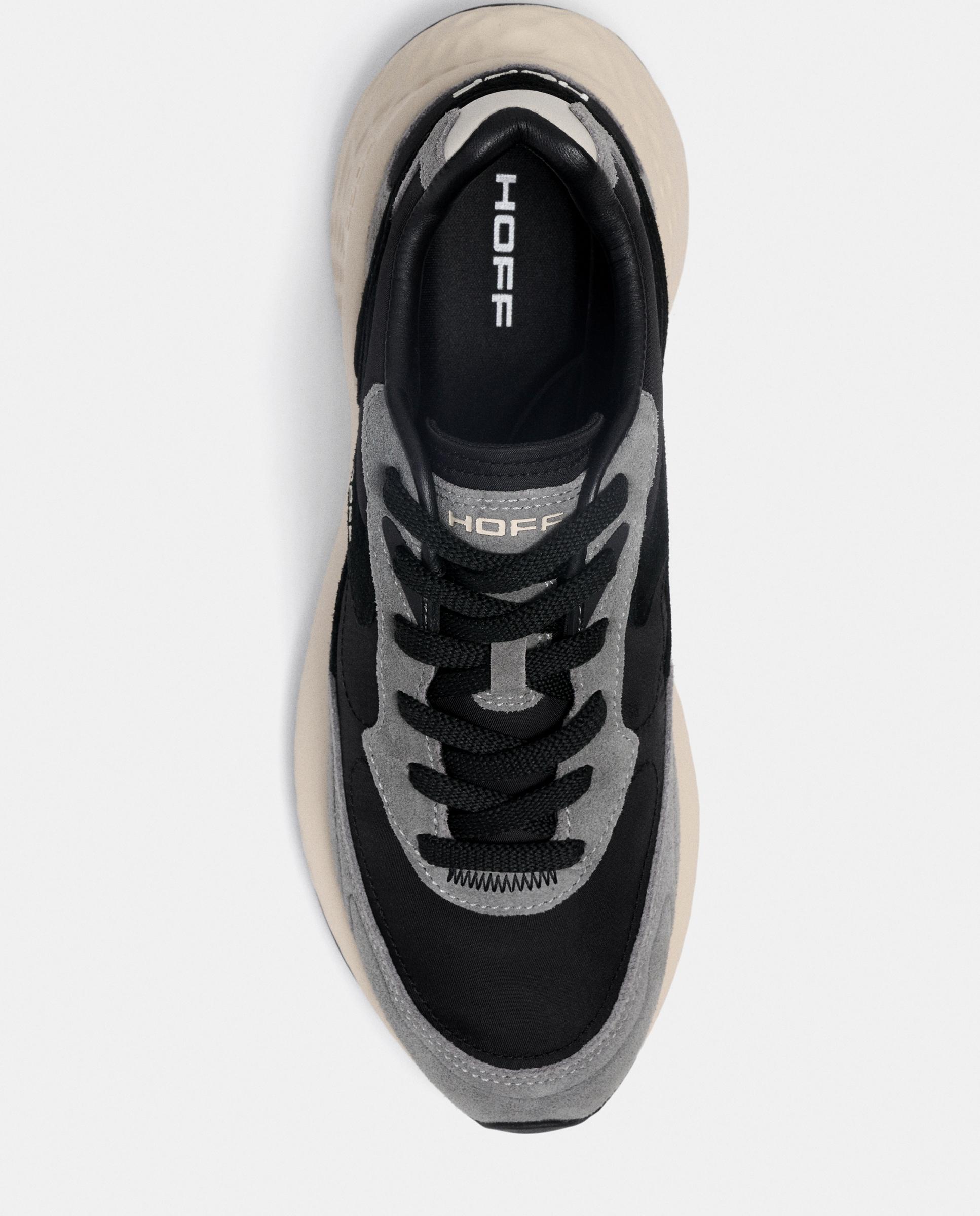 Imagen 6 de Zapatillas de mujer en piel bajas con suela de goma - Hoff - Negro Negro