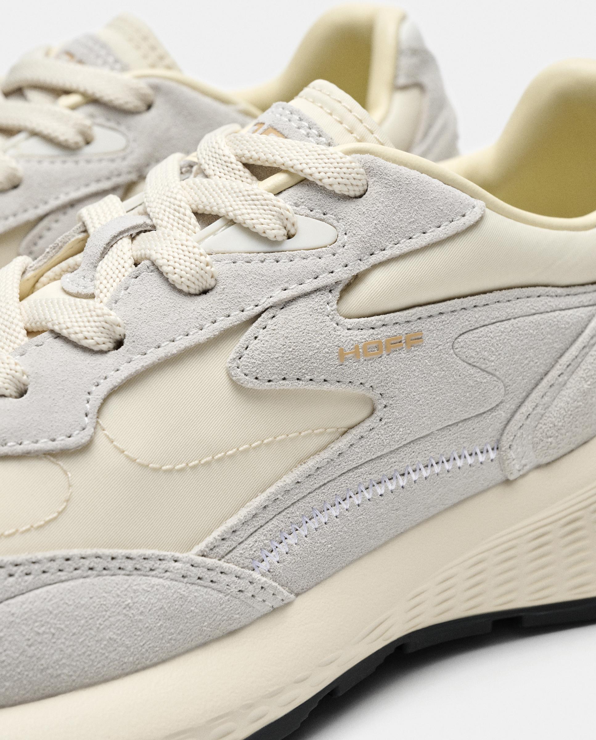 Zapatillas de caballero en piel bajas con suela de goma - Hoff - Blanco Blanco-3