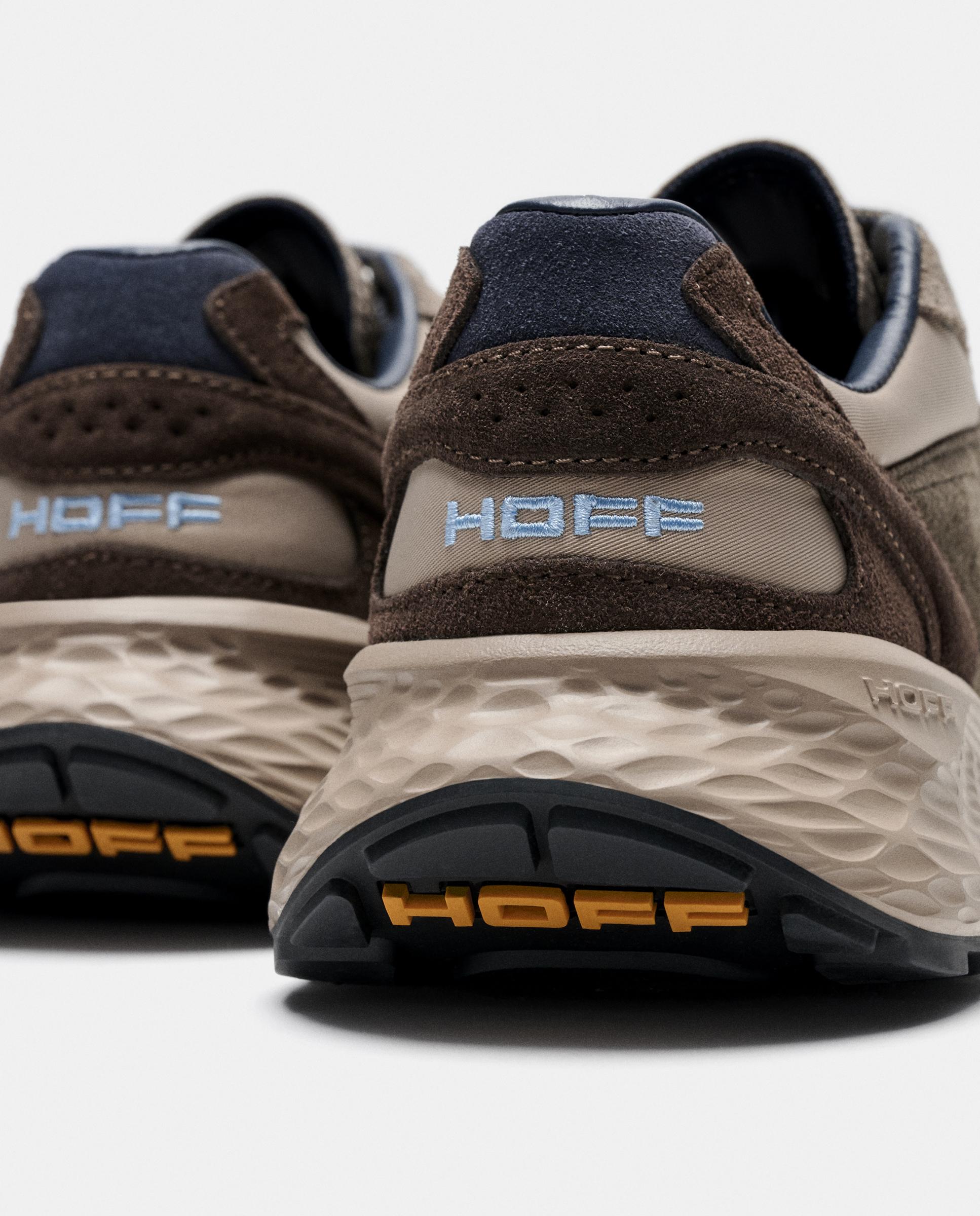 Imagen 6 de Zapatillas de mujer en piel bajas con suela de goma - Hoff - Marrón Marrón