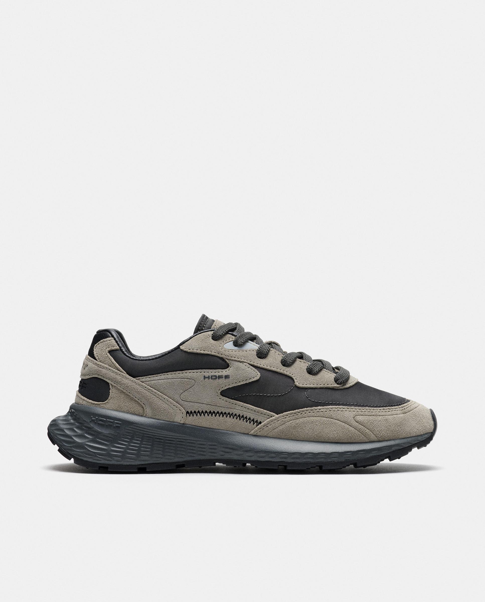 Imagen 1 de Zapatillas de mujer en piel bajas con suela de goma - Hoff - Gris Gris