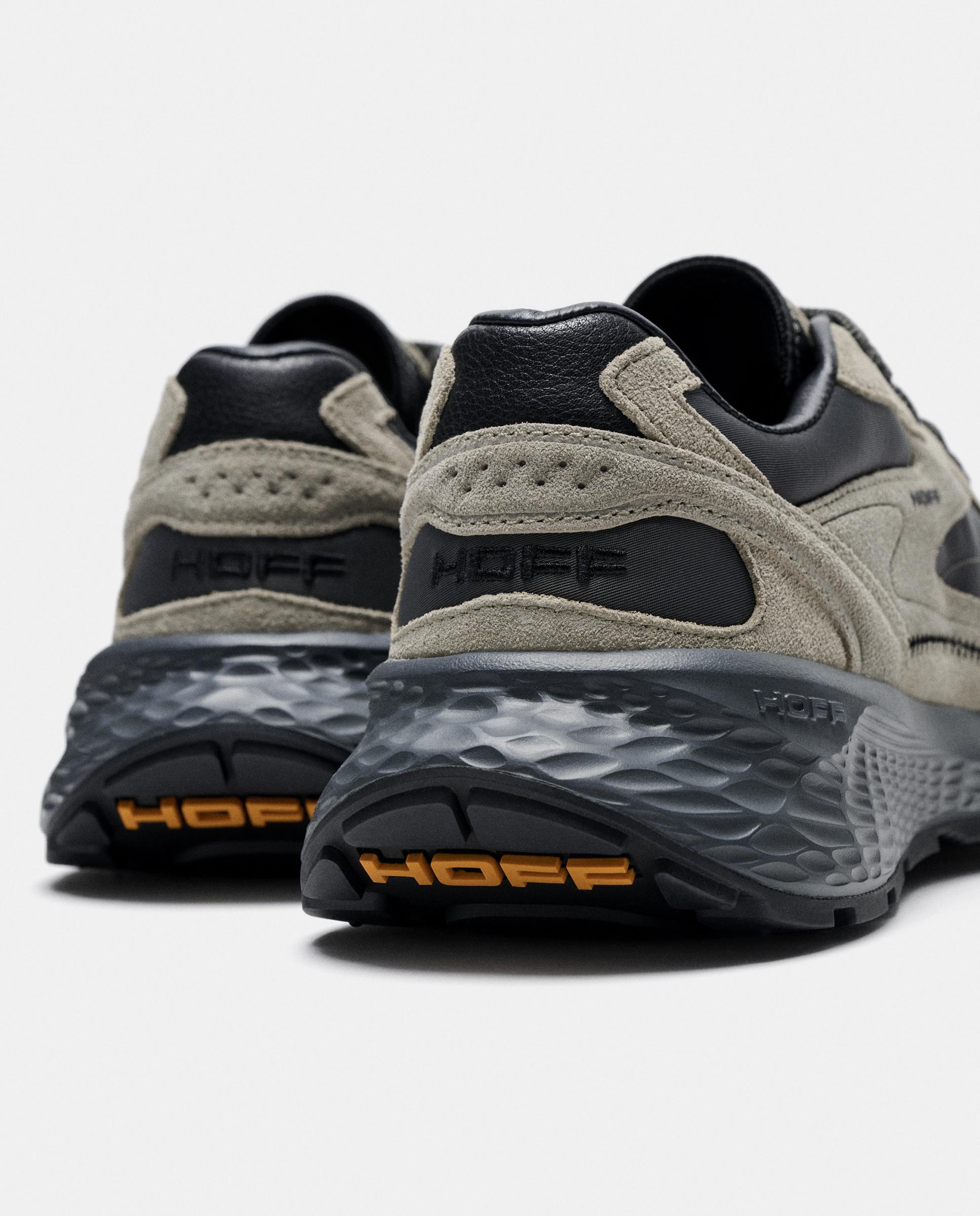 Imagen 3 de Zapatillas de mujer en piel bajas con suela de goma - Hoff - Gris Gris
