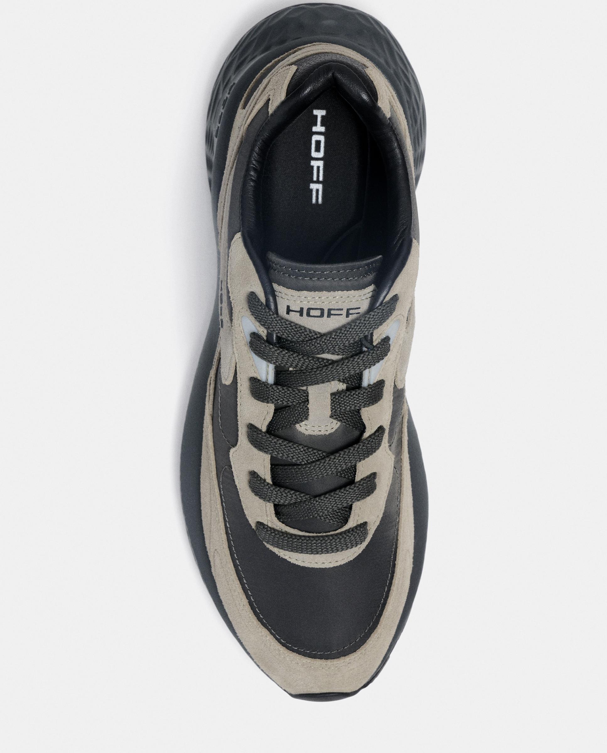 Imagen 4 de Zapatillas de mujer en piel bajas con suela de goma - Hoff - Gris Gris
