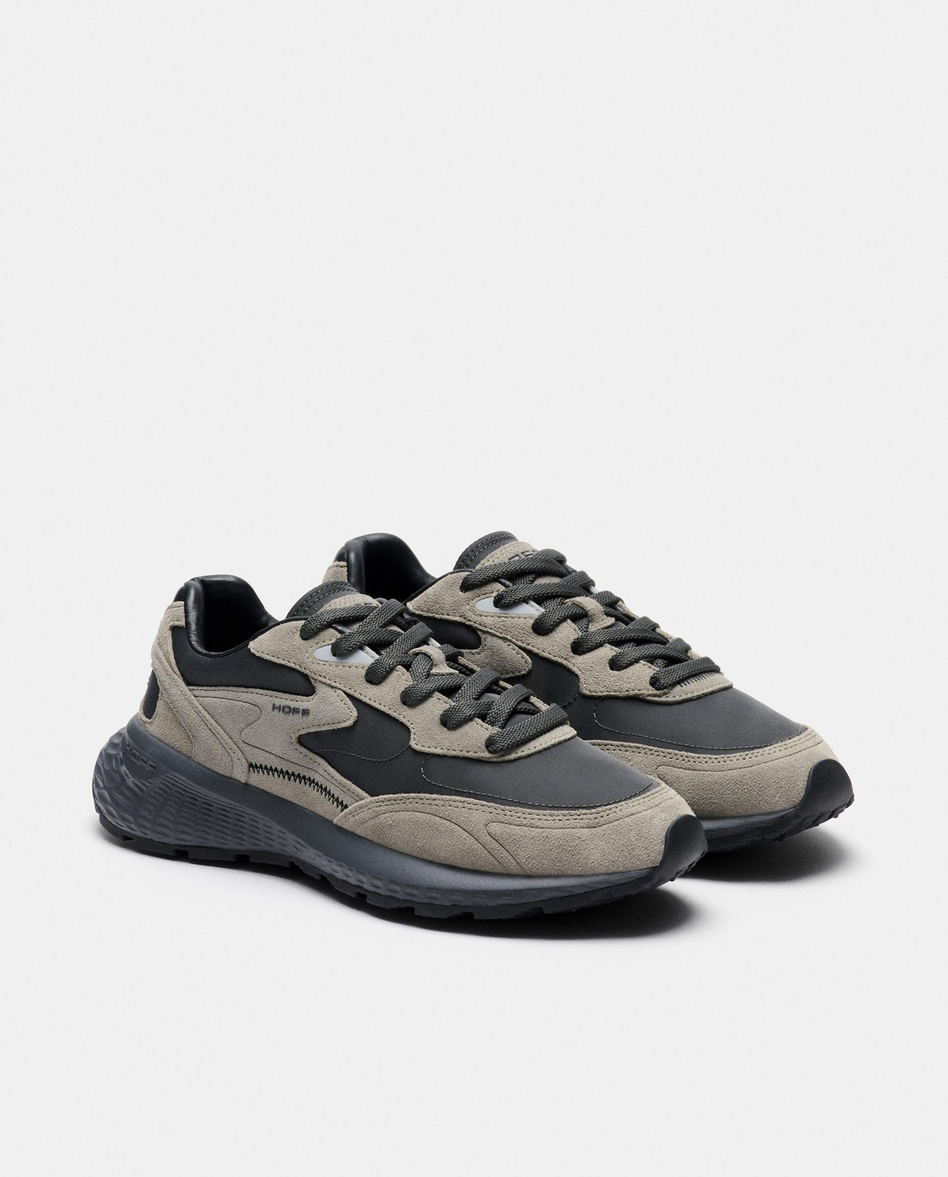 Imagen 5 de Zapatillas de mujer en piel bajas con suela de goma - Hoff - Gris Gris