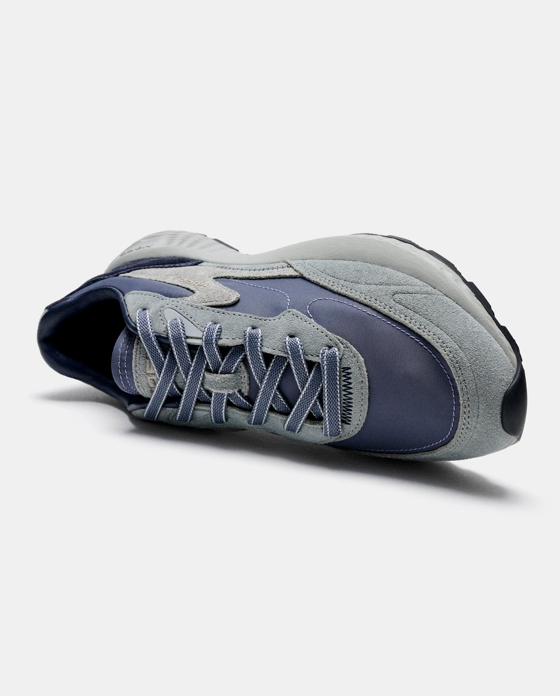 Zapatillas de caballero en piel bajas con suela de goma - Hoff - Azul Azul-6