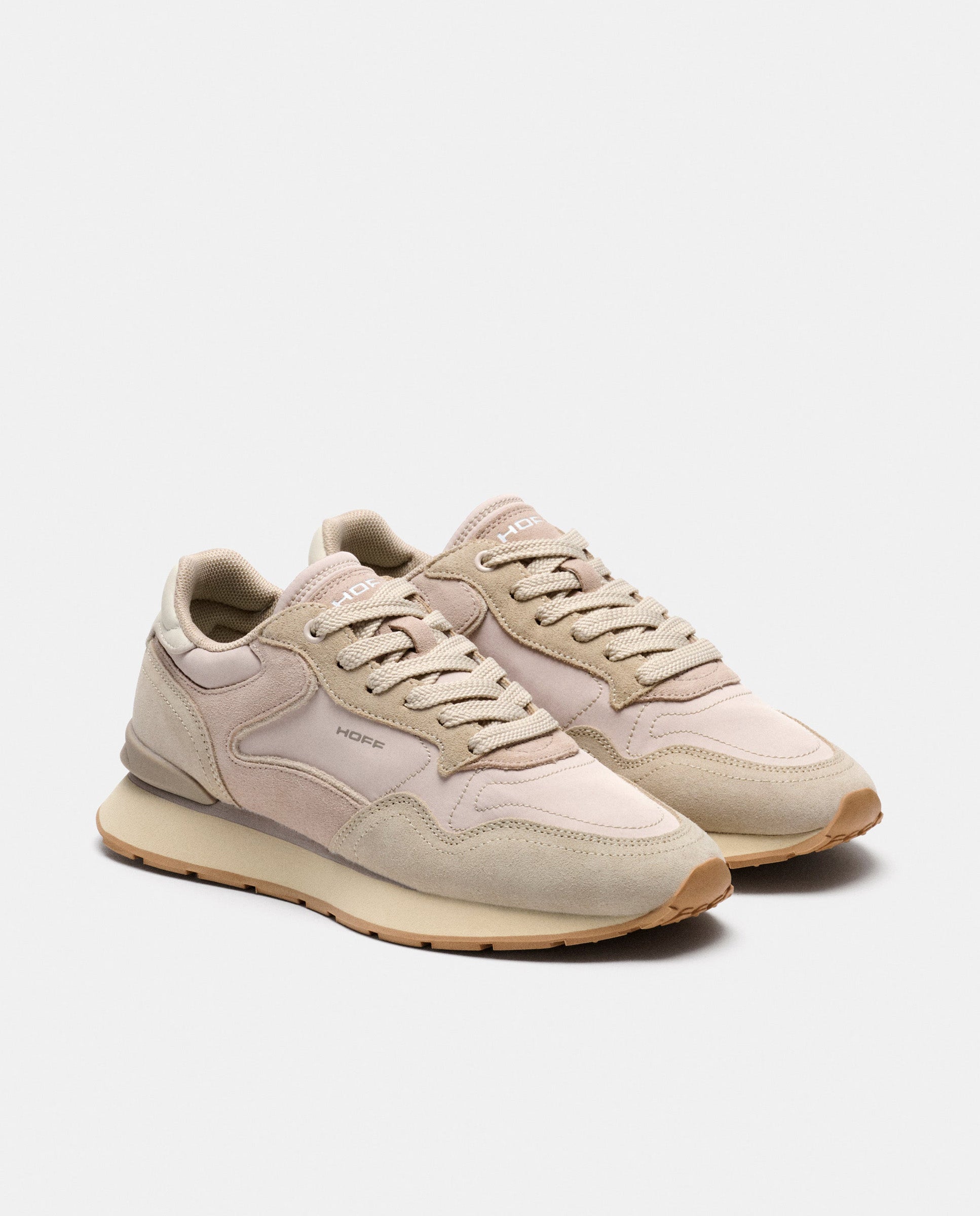 Zapatillas de mujer en piel bajas con suela de goma - Hoff - Arena Arena-2