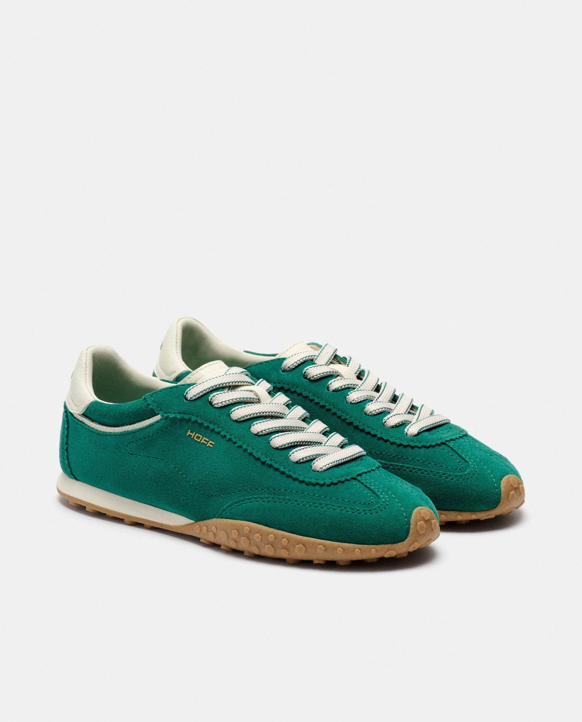 Zapatillas de mujer en piel bajas con suela de goma - Hoff - Verde menta Verde menta-2