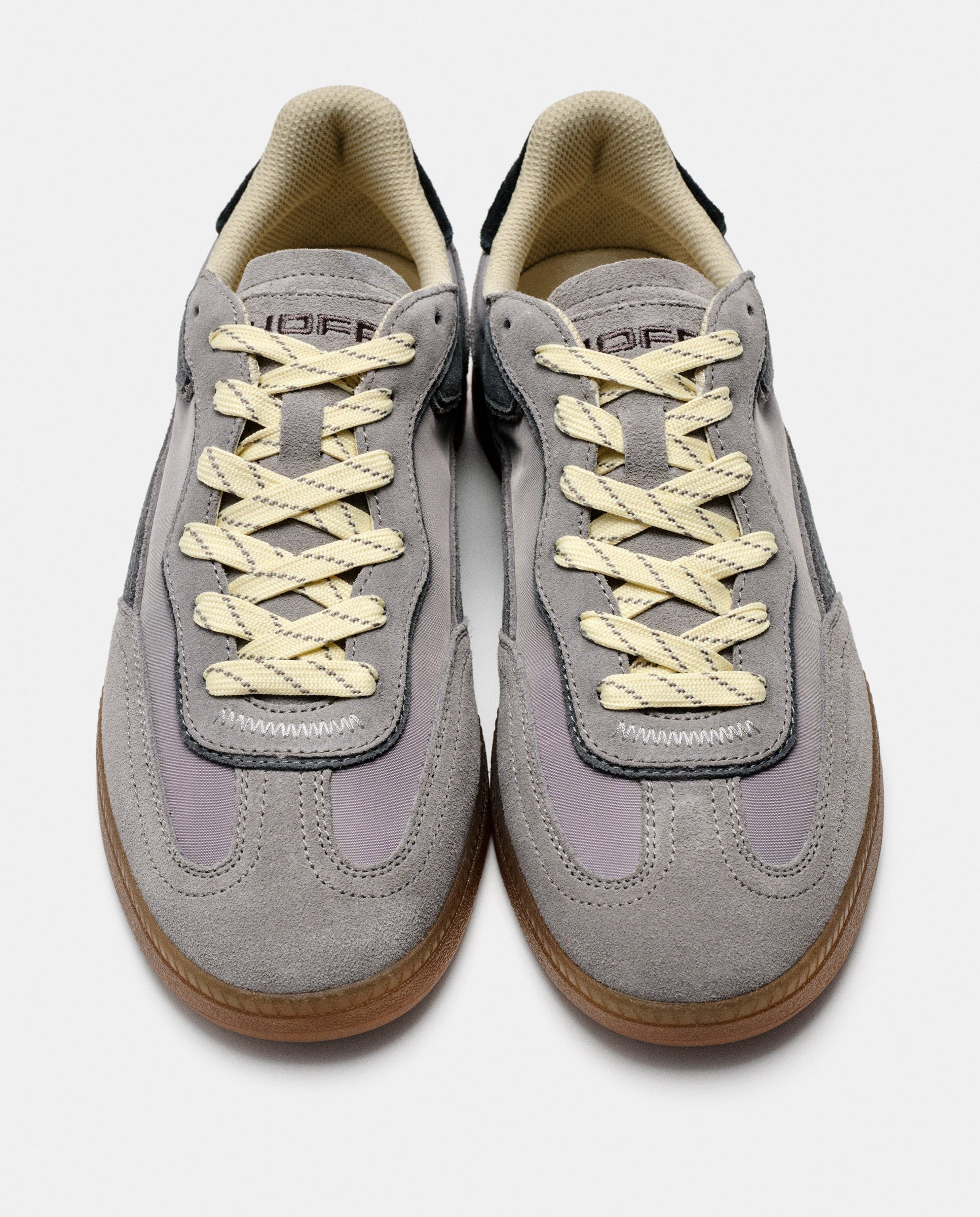 Zapatillas de mujer en piel bajas con suela de goma - Hoff - Gris Gris-4