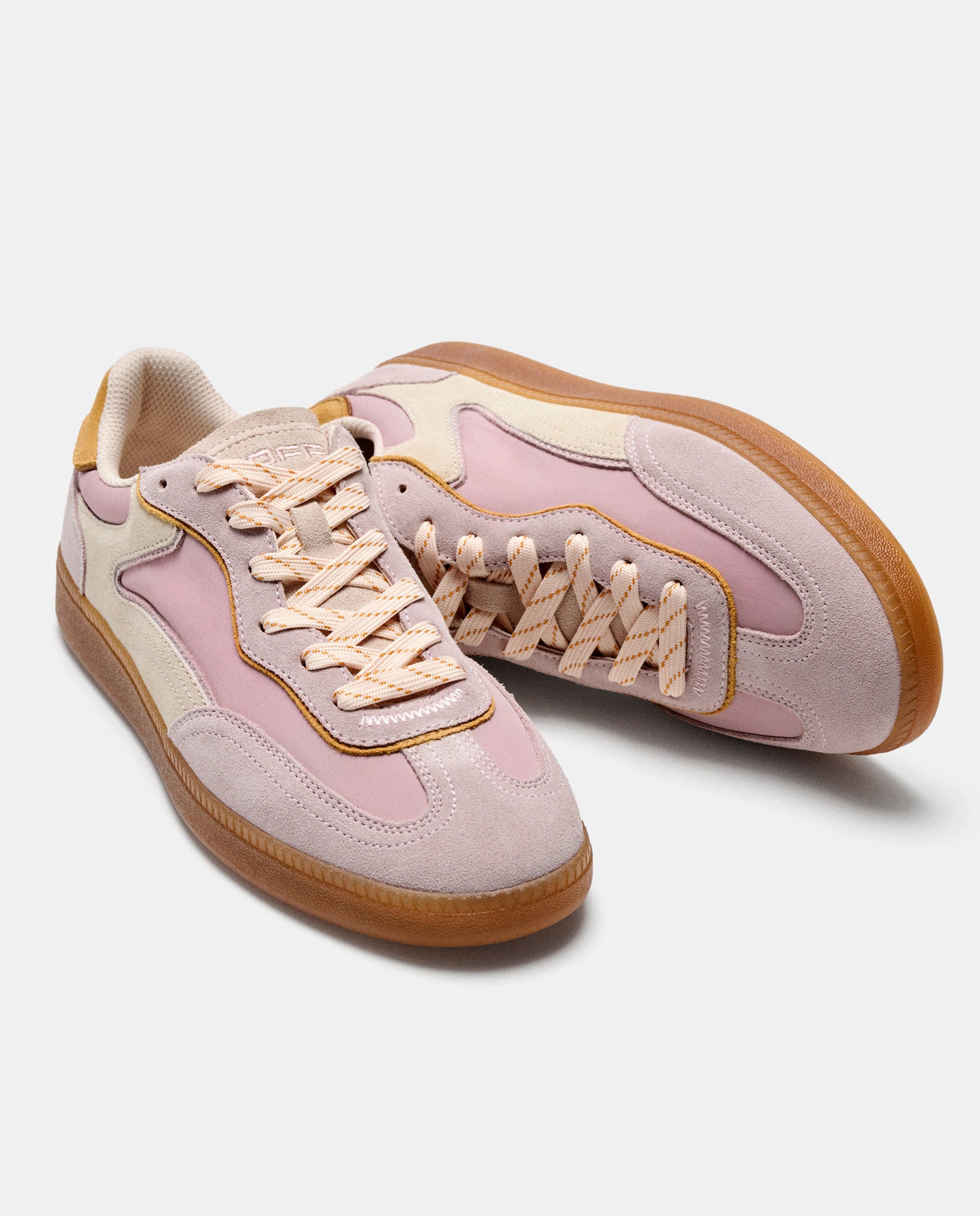 Zapatillas de mujer en piel bajas con suela de goma - Hoff - Rosa Rosa-4