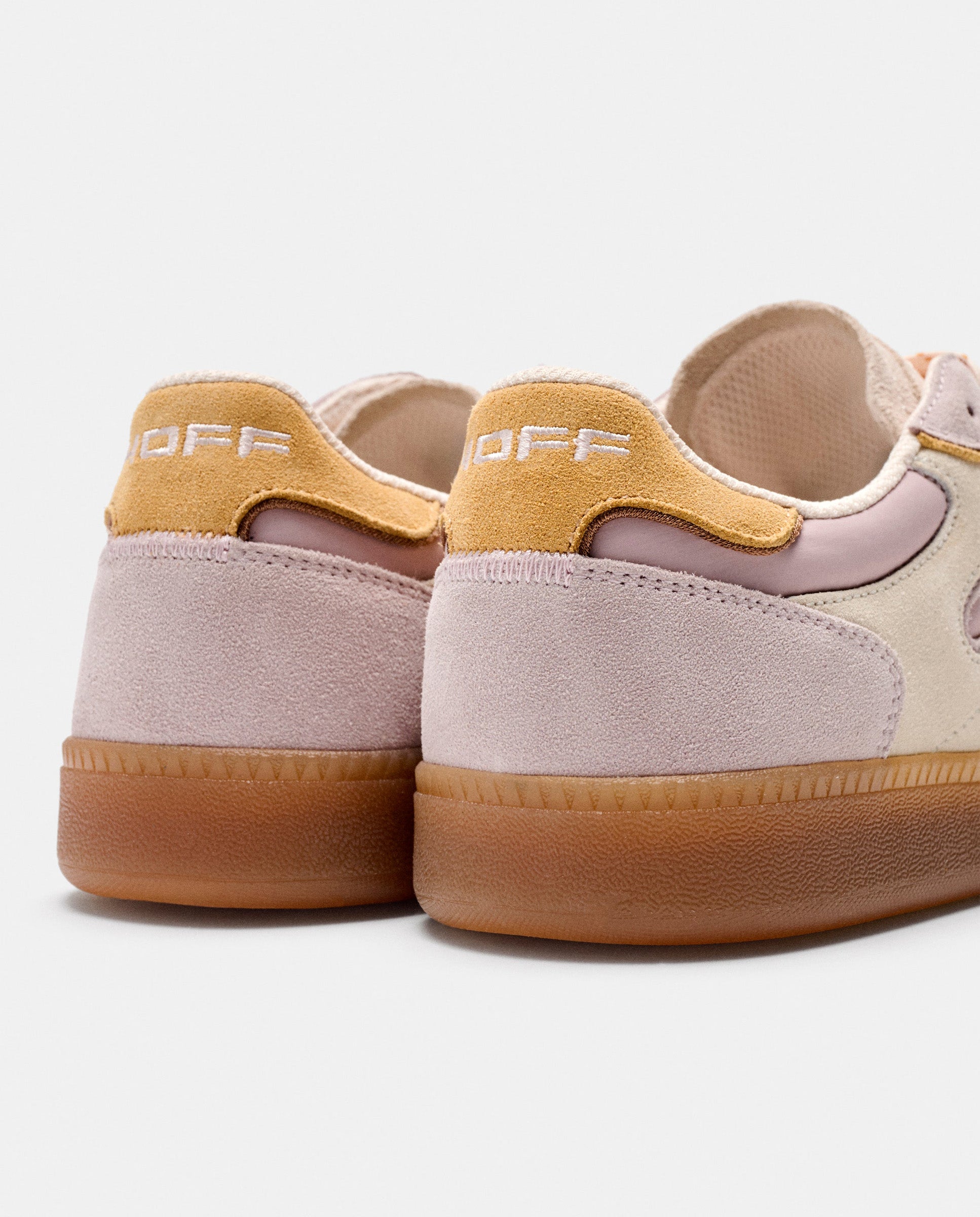 Zapatillas de mujer en piel bajas con suela de goma - Hoff - Rosa Rosa-5