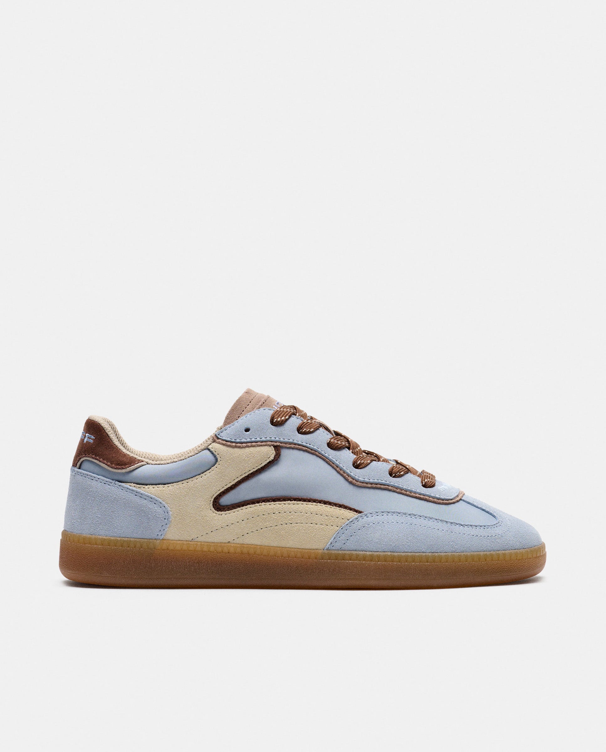 Zapatillas de mujer en piel bajas con suela de goma - Hoff - Azul claro Azul claro-1