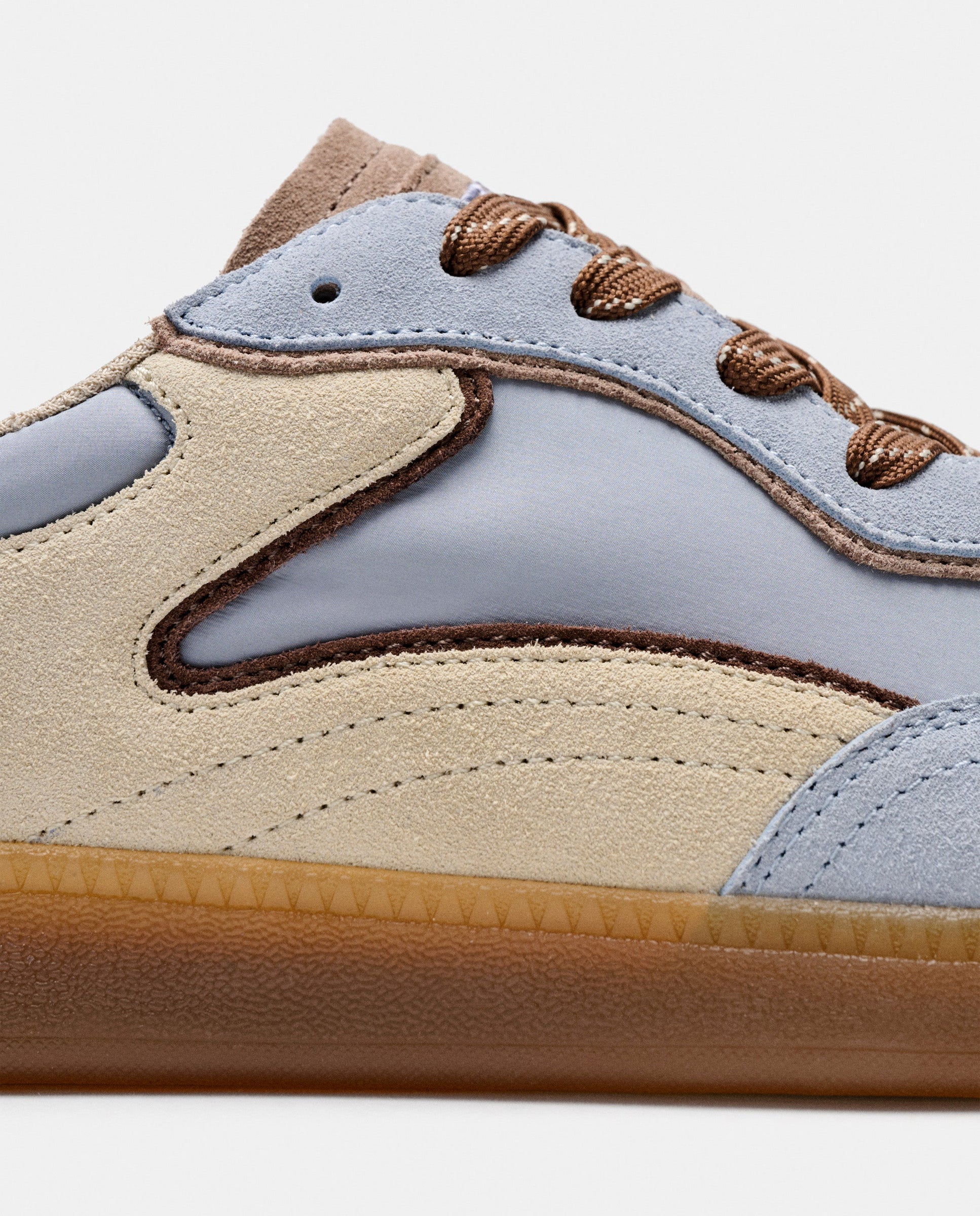 Zapatillas de mujer en piel bajas con suela de goma - Hoff - Azul claro Azul claro-3