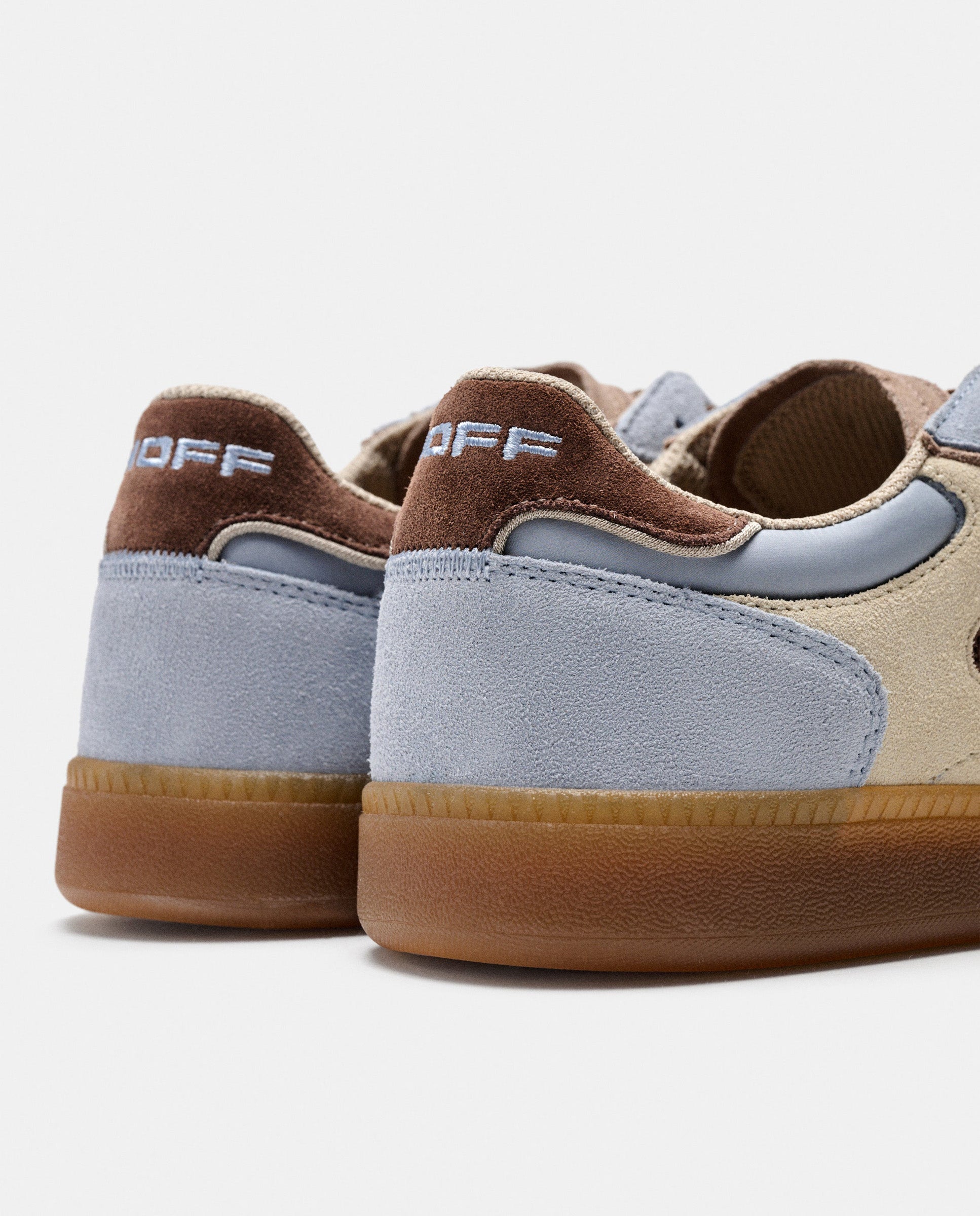 Zapatillas de mujer en piel bajas con suela de goma - Hoff - Azul claro Azul claro-5