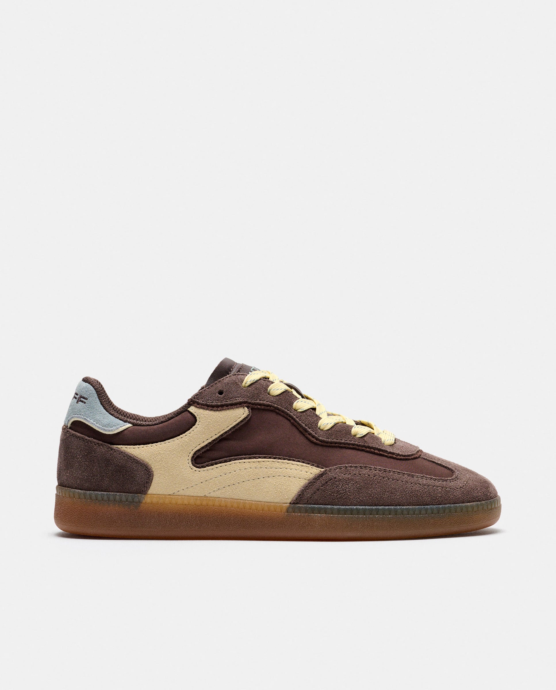 Zapatillas de mujer en piel bajas con suela de goma - Hoff - Marrón chocolate Marrón chocolate-1