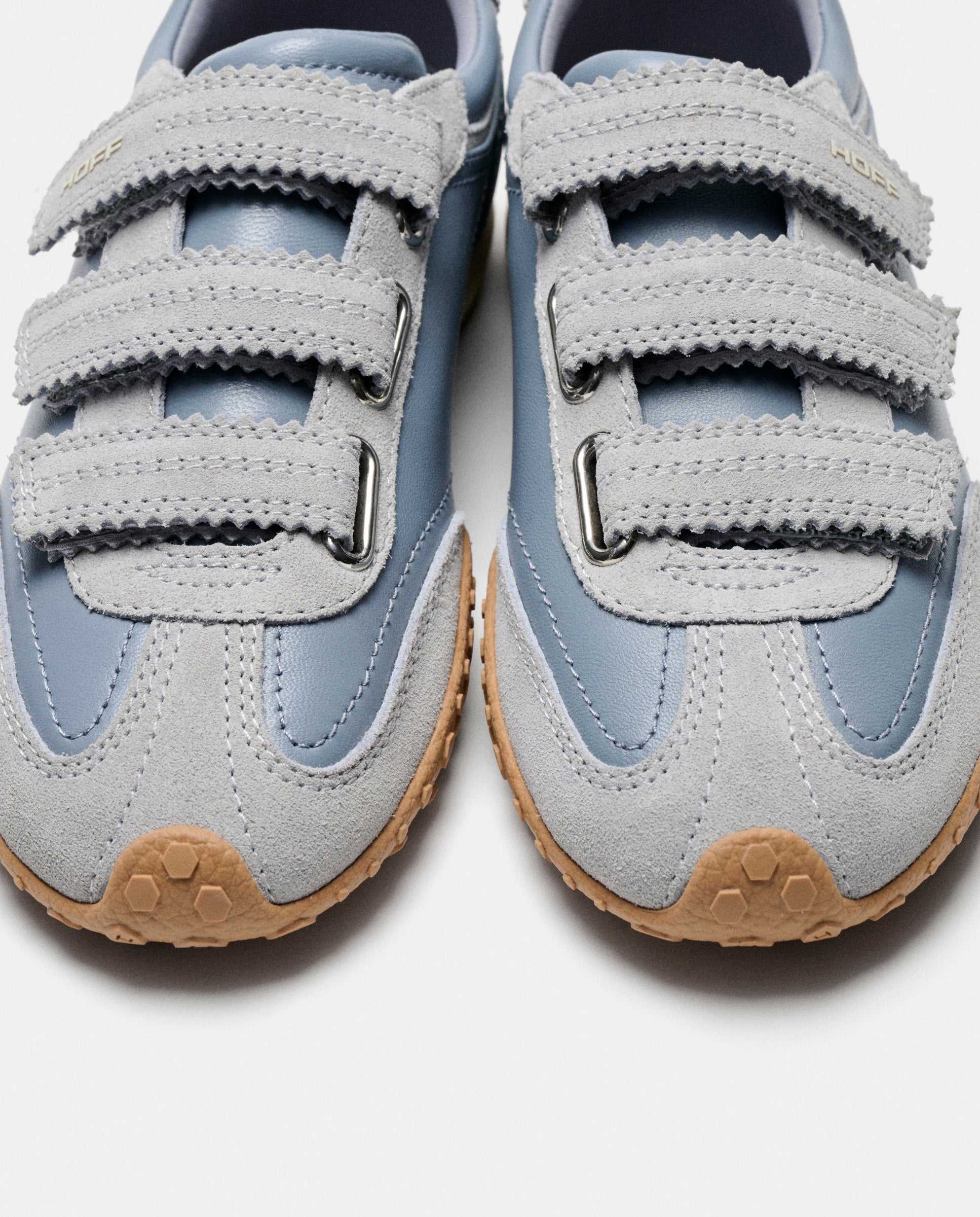 Zapatillas de mujer en piel bajas con suela de goma - Hoff - Azul claro Azul claro-4