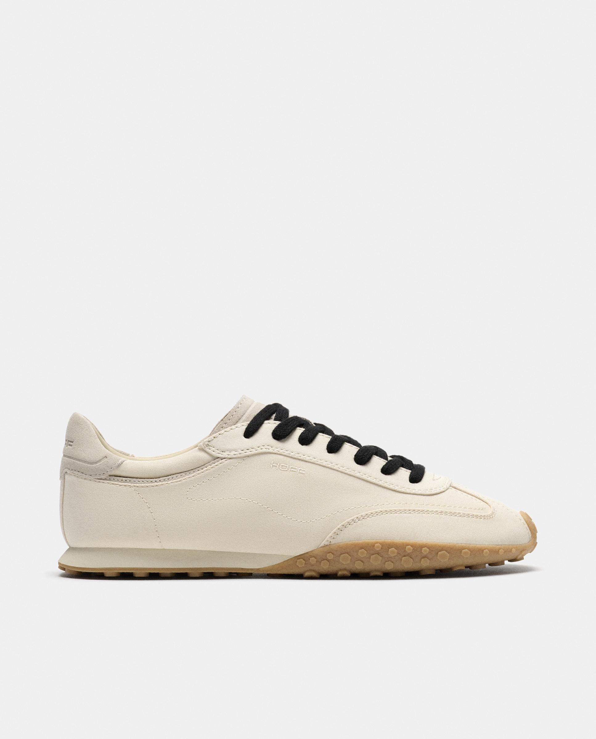 Zapatillas deportivas de mujer bridge canvas de lona - Hoff - Crema Crema-1