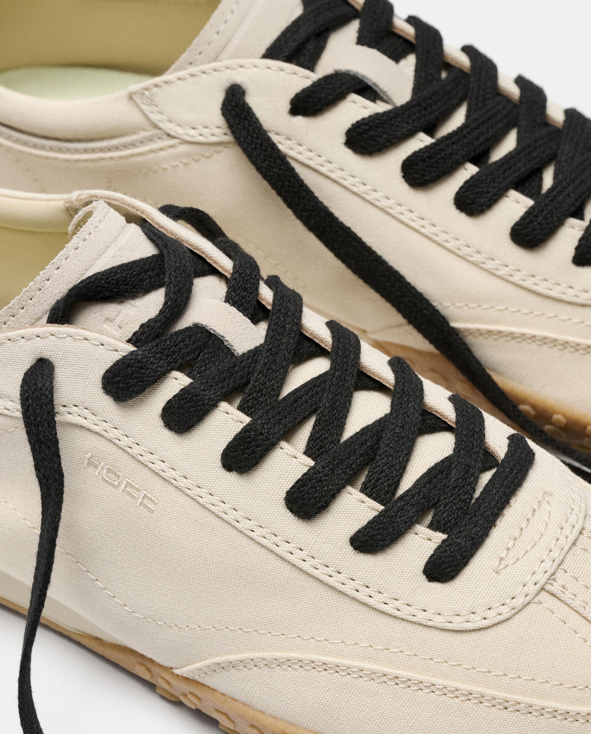Zapatillas deportivas de mujer bridge canvas de lona - Hoff - Crema Crema-2