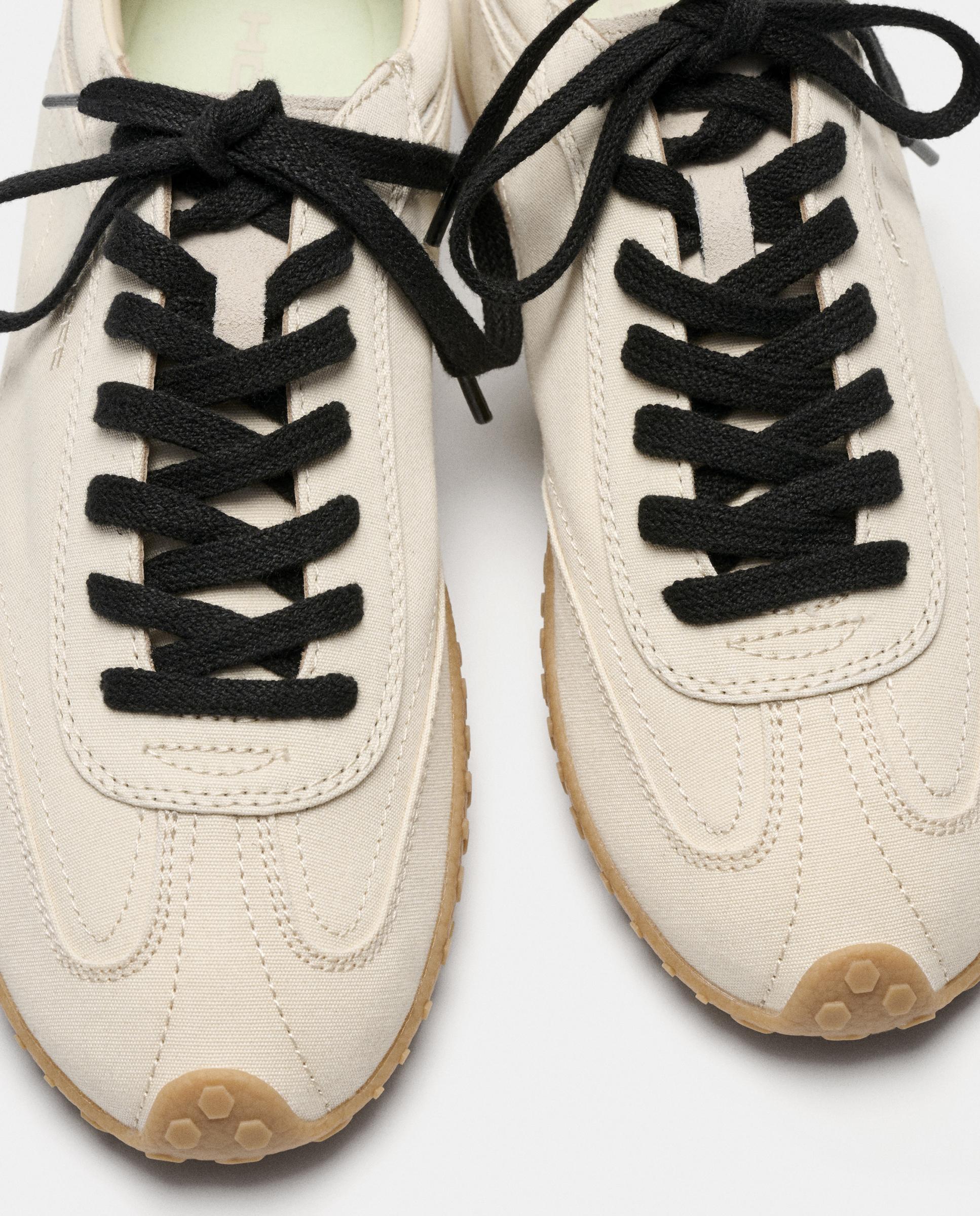 Zapatillas deportivas de mujer bridge canvas de lona - Hoff - Crema Crema-3