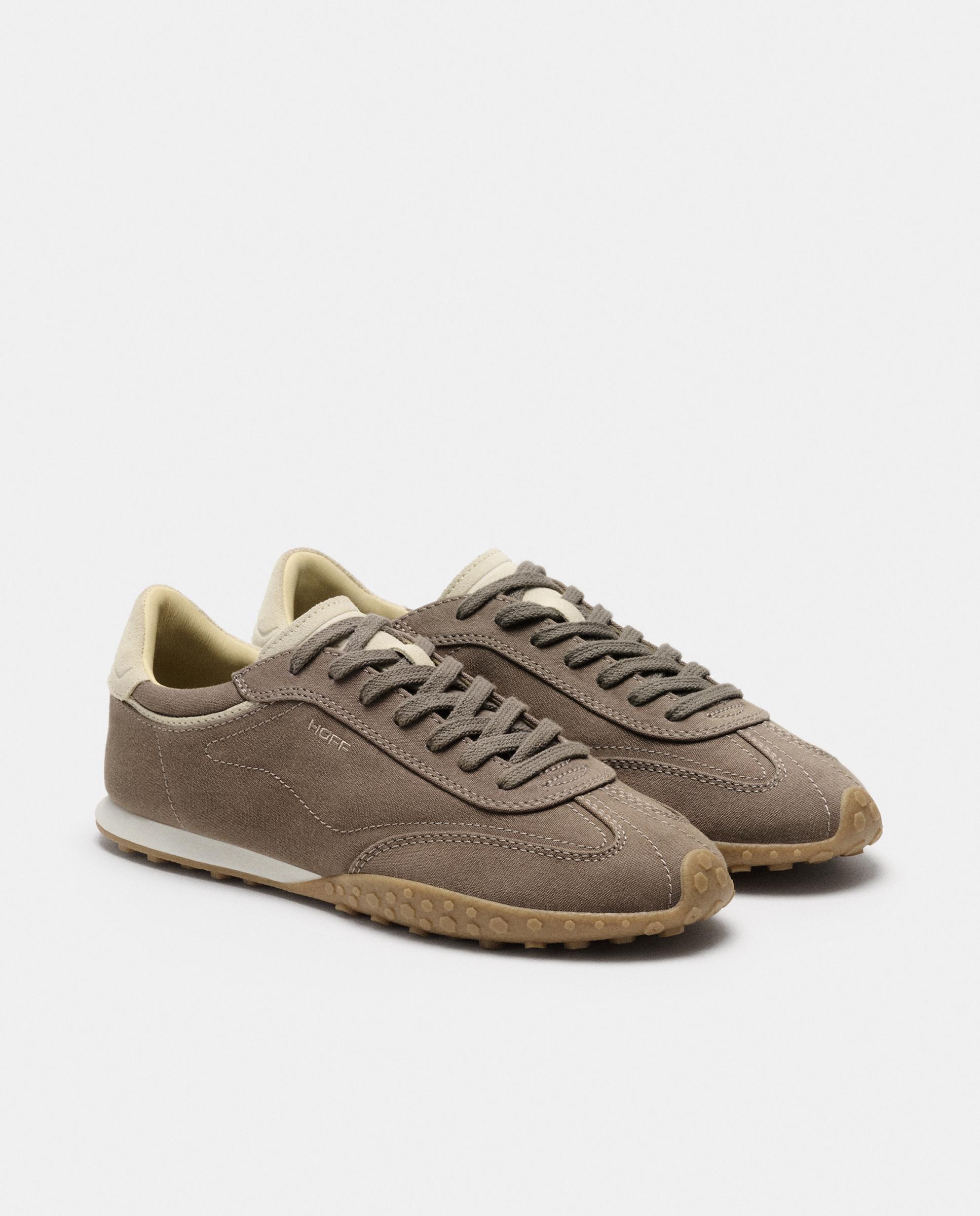 Zapatillas deportivas de mujer bridge canvas de lona - Hoff - Marrón Marrón-5