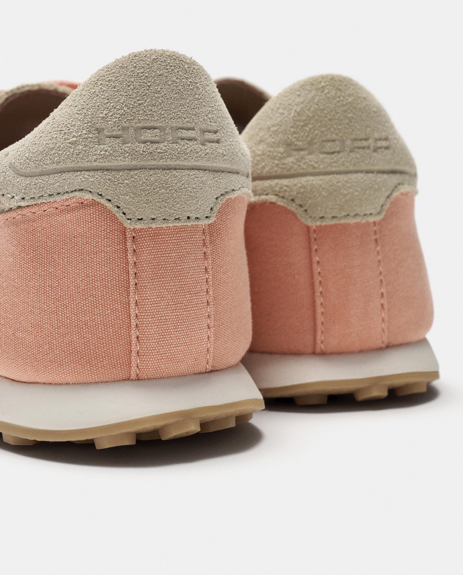 Zapatillas deportivas de mujer bridge canvas de lona - Hoff - Coral Coral-4
