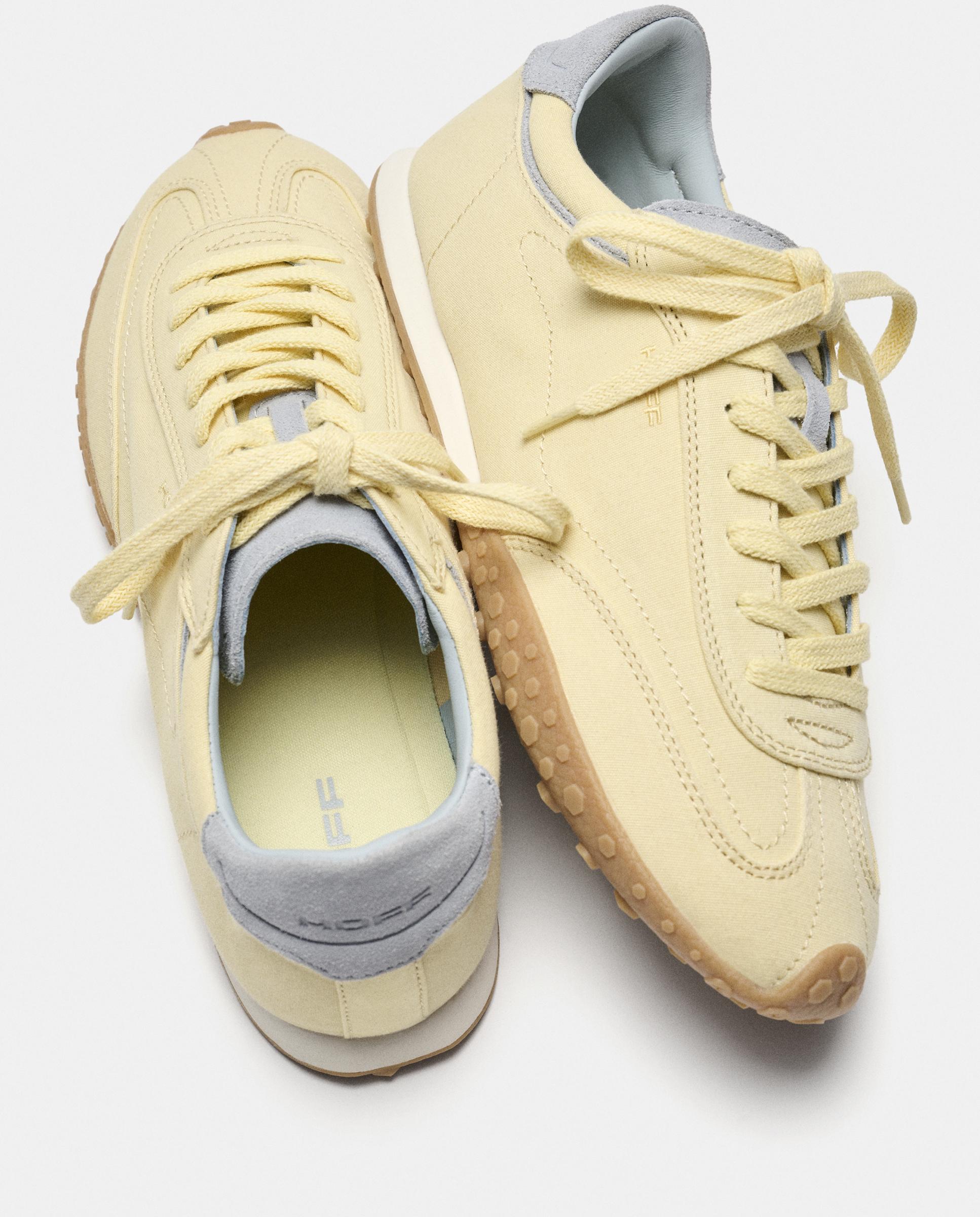 Zapatillas deportivas de mujer bridge canvas de lona - Hoff - Amarillo Amarillo-3