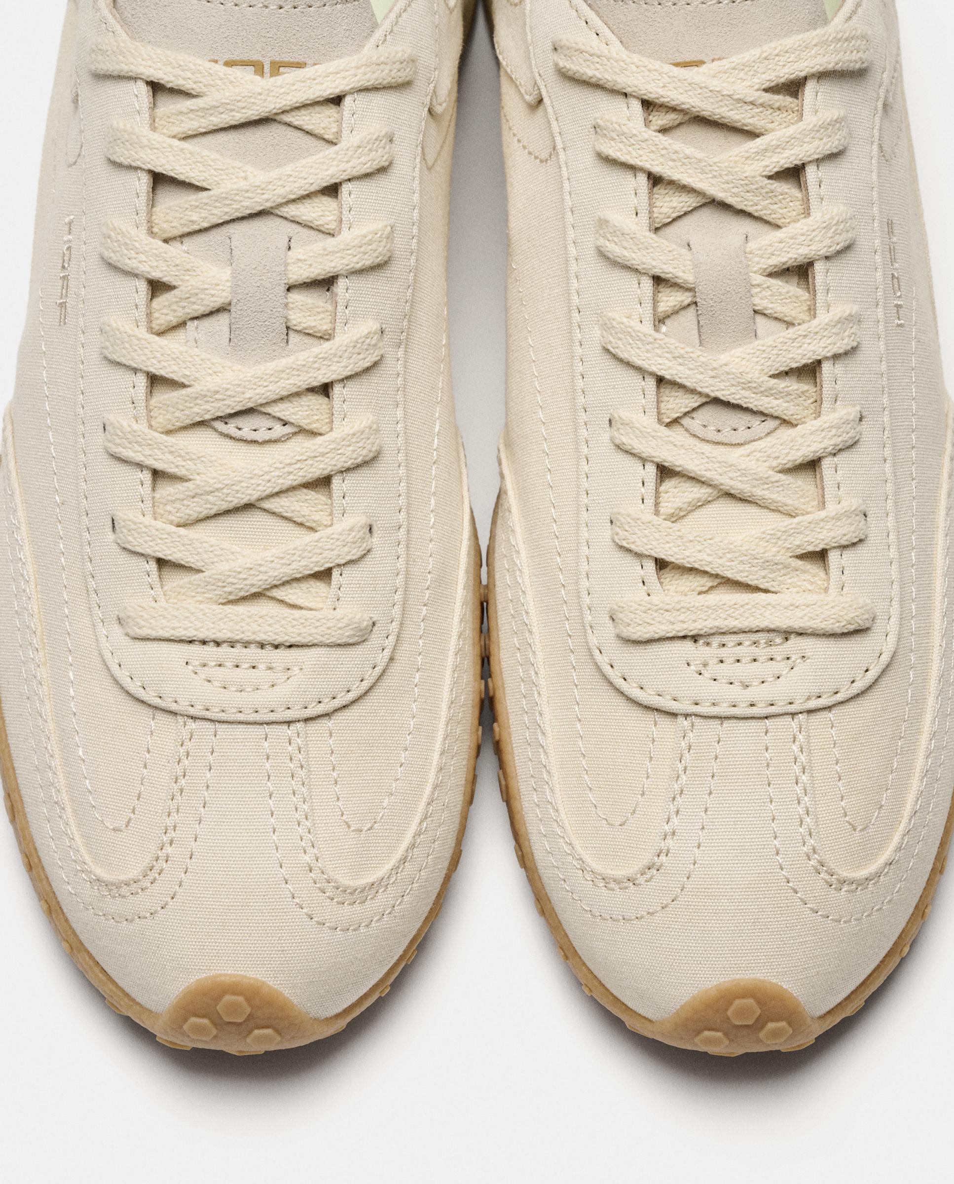 Zapatillas de caballero en piel bajas con suela de goma - Hoff - Beige Beige-3