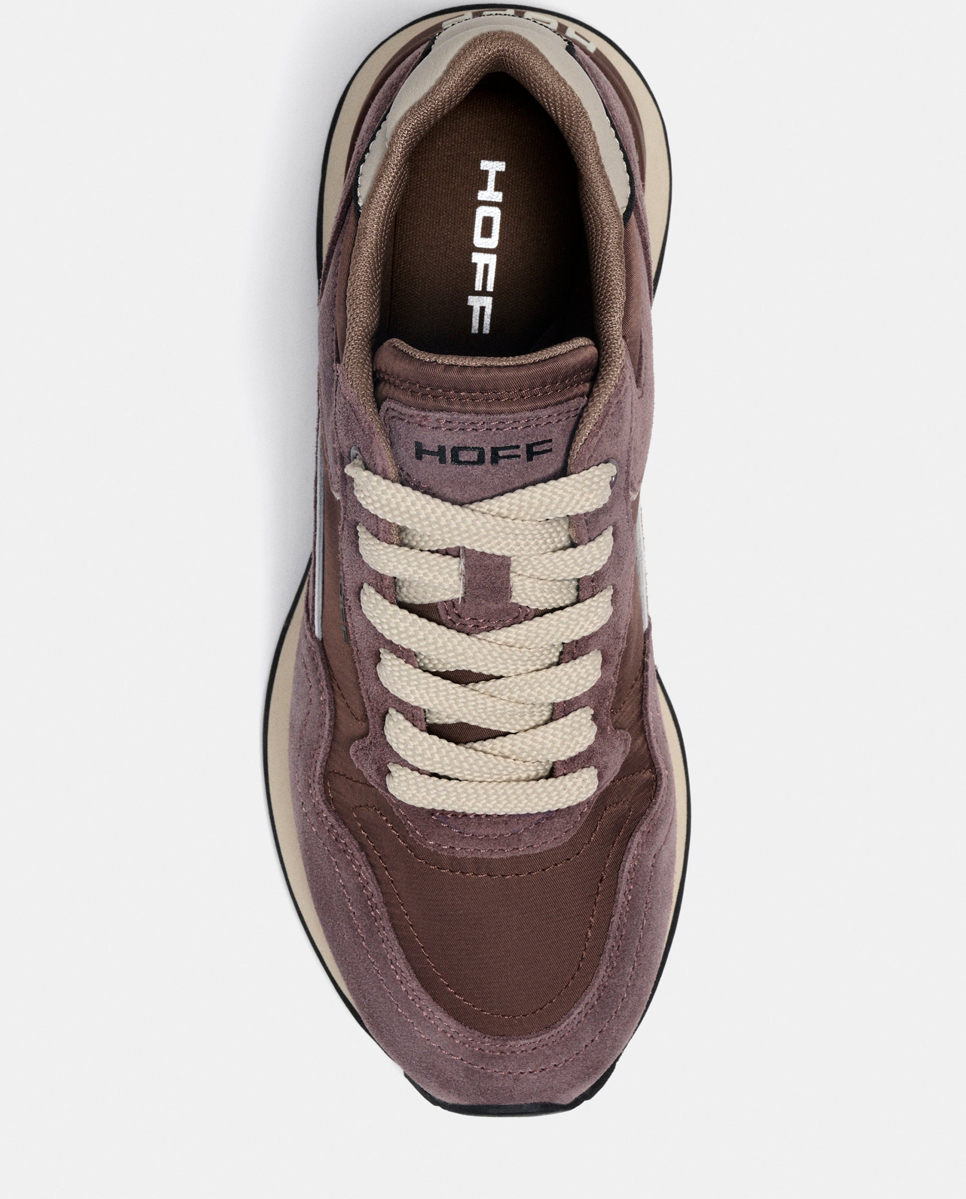 Zapatillas de caballero en piel bajas con suela de goma - Hoff - Berenjena Berenjena-3