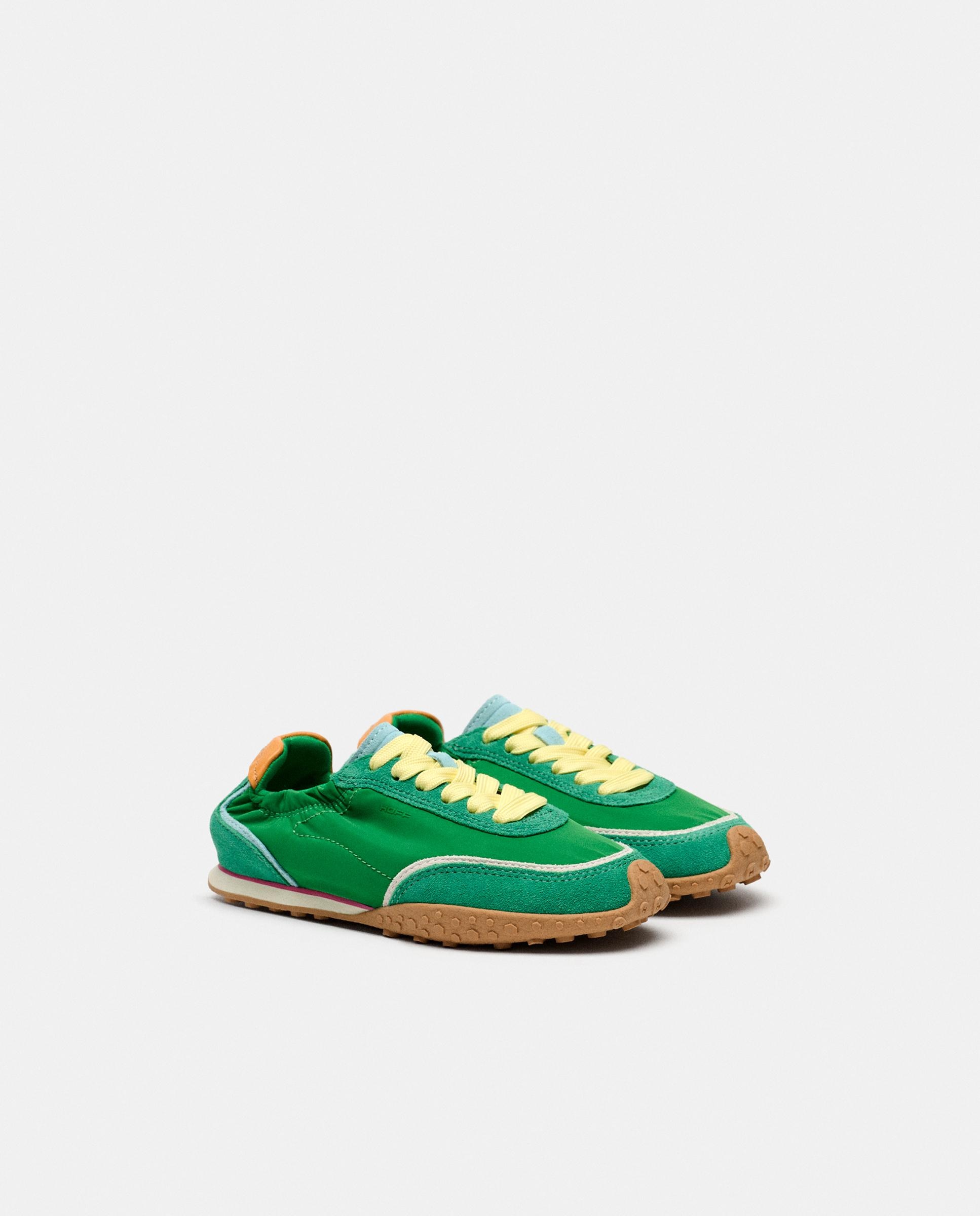 Zapatillas deportivas de niños bridge con acabado satinado - Hoff - Verde Verde-2