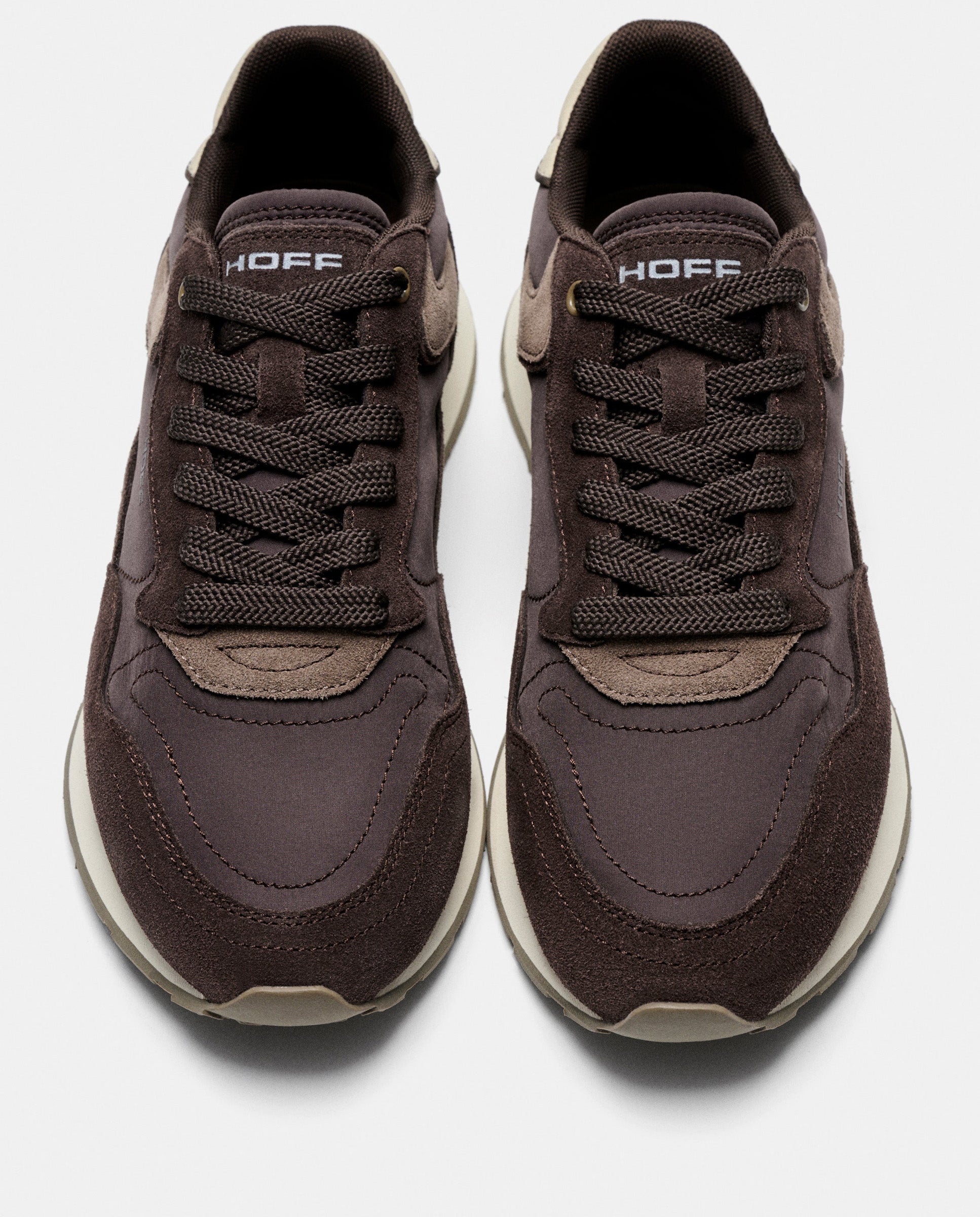 Zapatillas de mujer en piel bajas con suela de goma - Hoff - Marrón chocolate Marrón chocolate-4