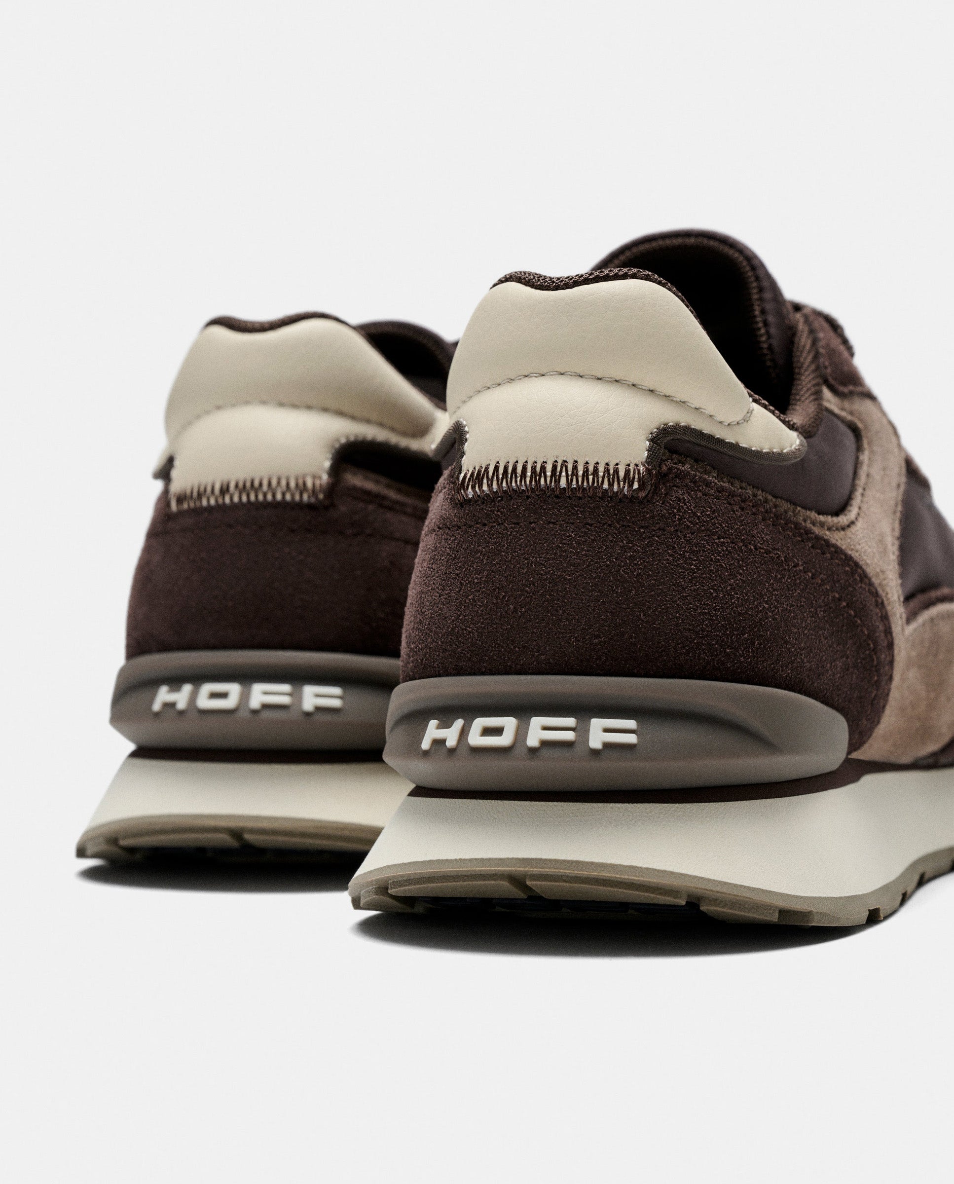 Zapatillas de mujer en piel bajas con suela de goma - Hoff - Marrón chocolate Marrón chocolate-5