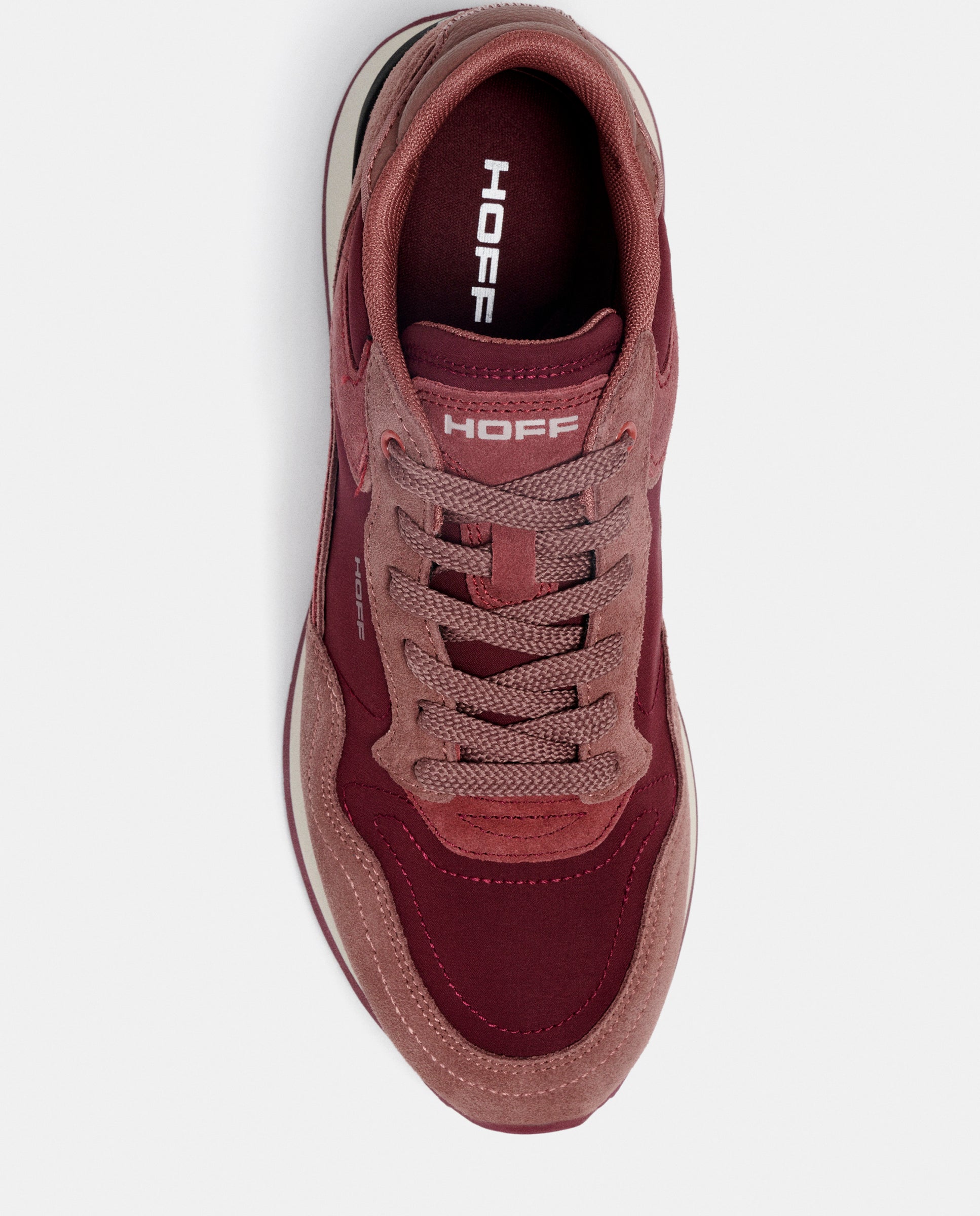 Zapatillas de caballero en piel bajas con suela de goma - Hoff - Burdeos Burdeos-2