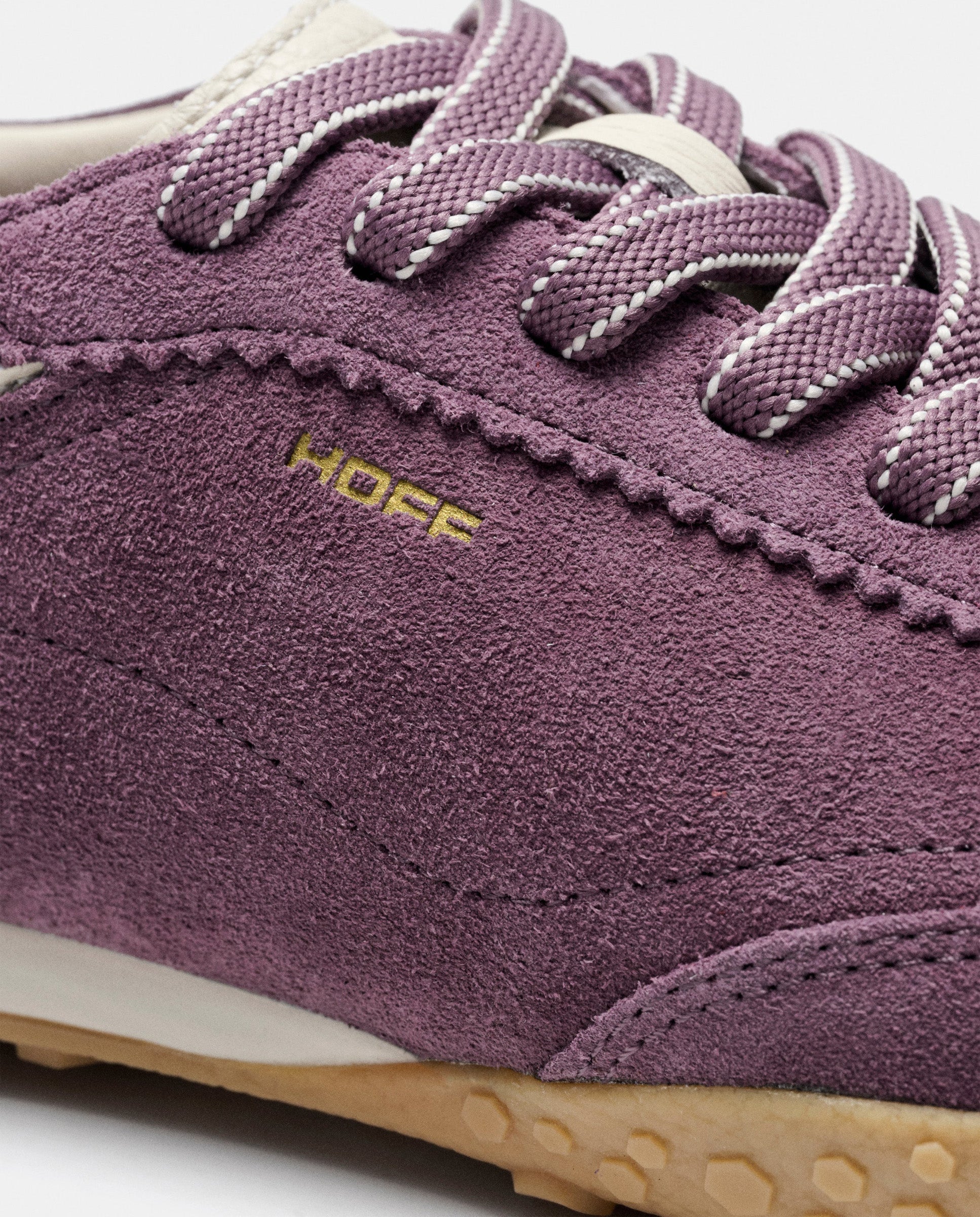 Zapatillas de mujer en piel bajas con suela de goma - Hoff - Berenjena Berenjena-3