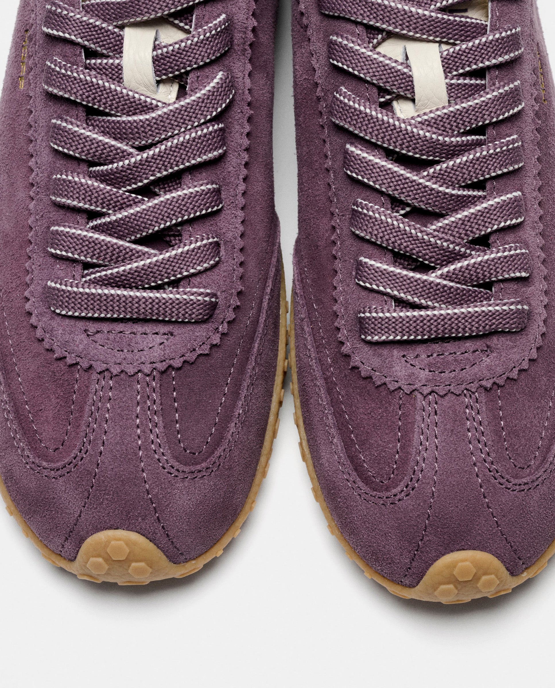 Zapatillas de mujer en piel bajas con suela de goma - Hoff - Berenjena Berenjena-4
