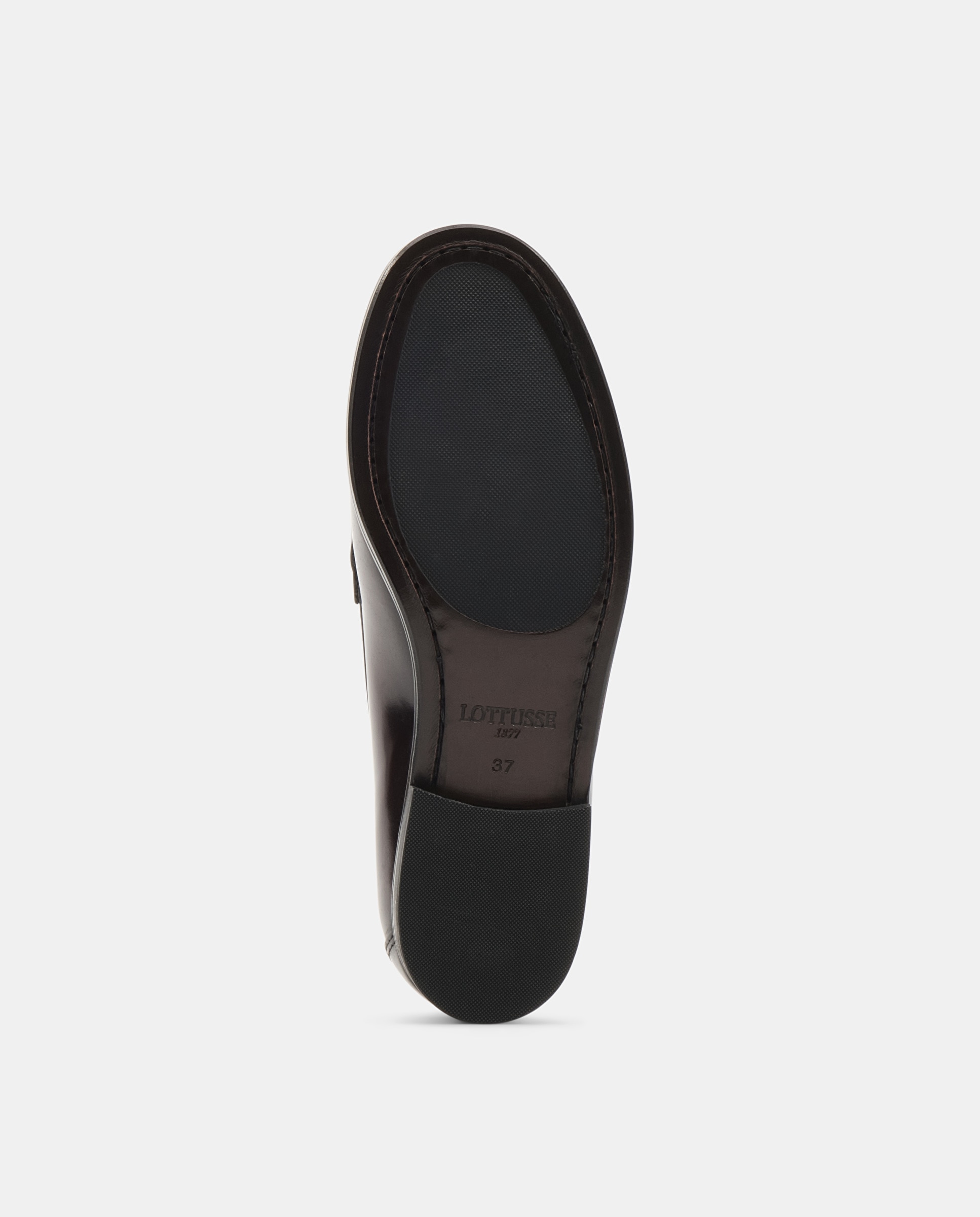 Mocasines de mujer chris de piel de vacuno - Lottusse - Burdeos Burdeos-5
