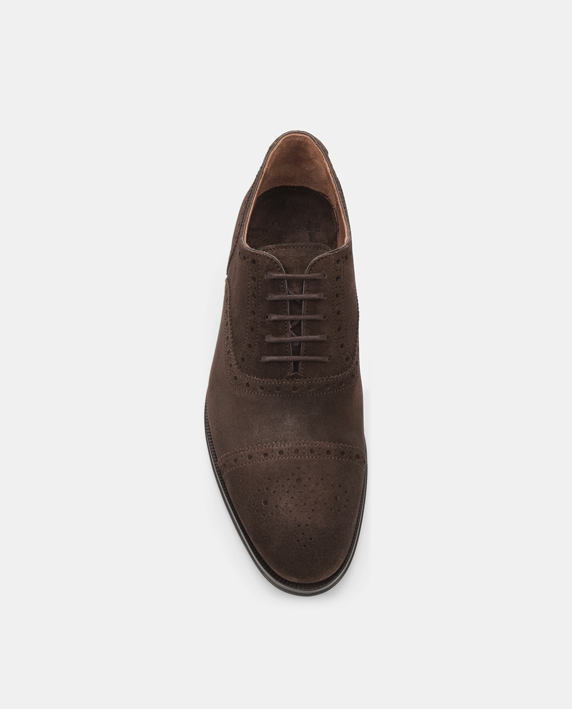 Zapato oxford lenox de hombre de piel de vacuno - Marrón Marrón-6