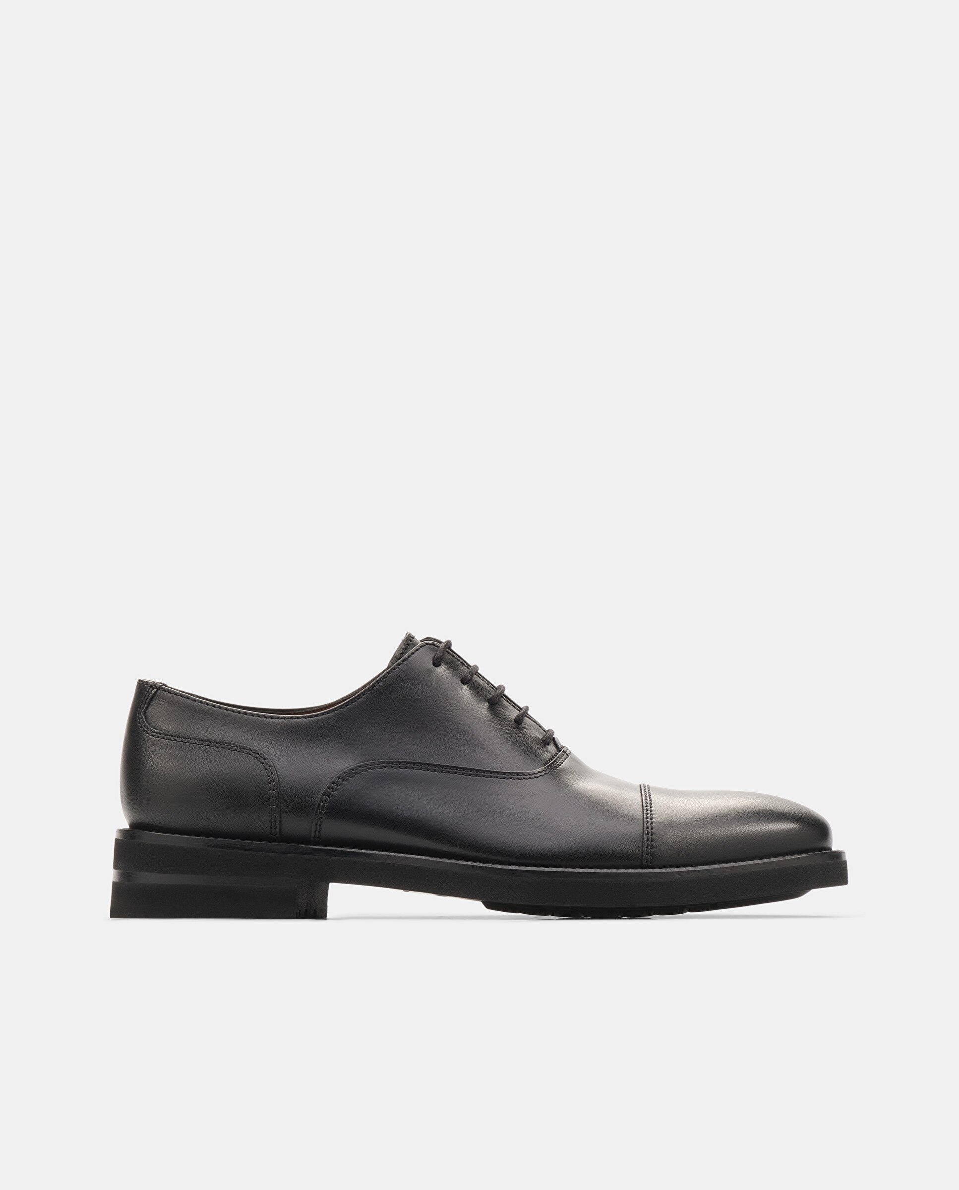 Zapatos oxford holborn de piel de vacuno de hombre - Lottusse - Negro Negro-1